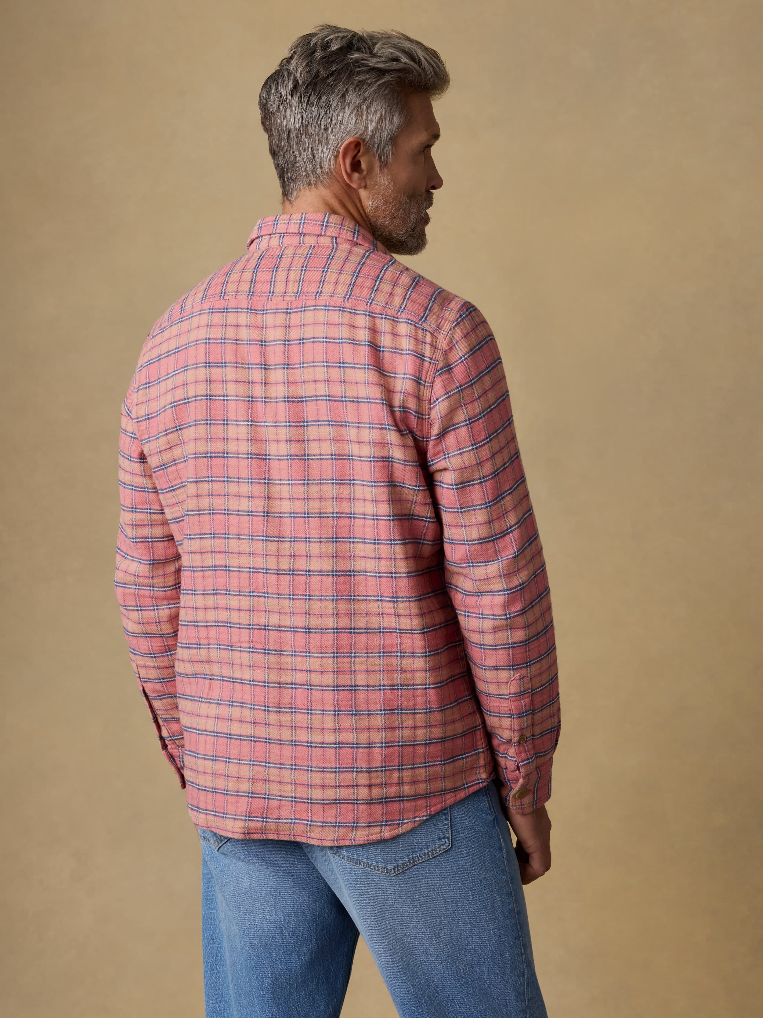 Belmar Workshirt - Desert Haze Plaid | Faherty Brand