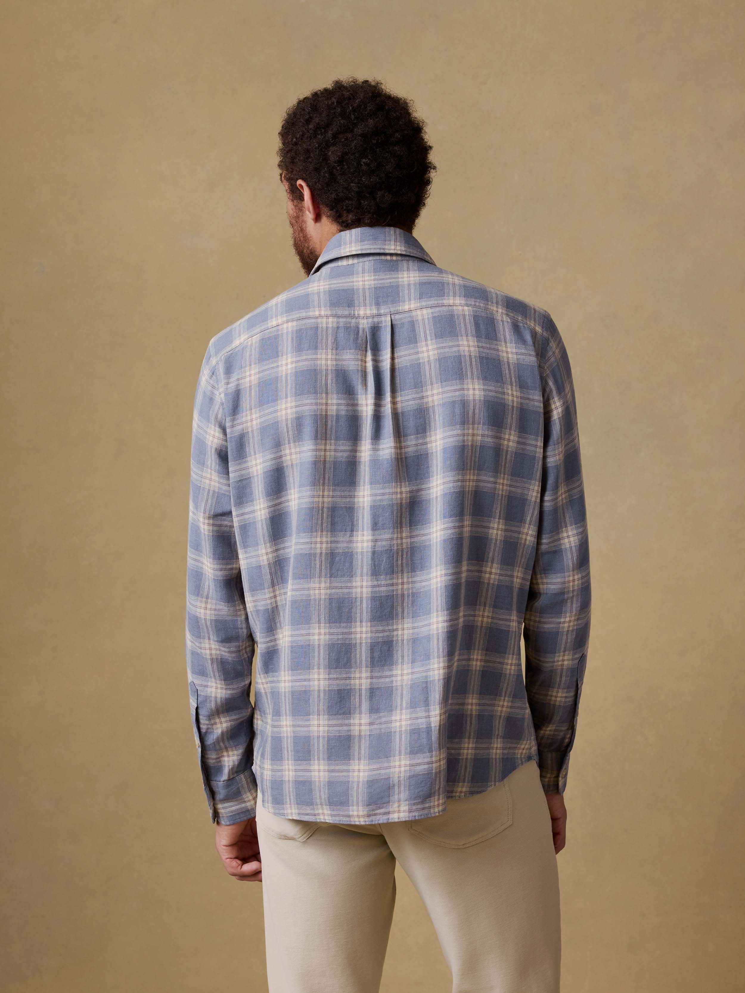 Palmetto Shirt - Shore Flint Plaid | Faherty Brand