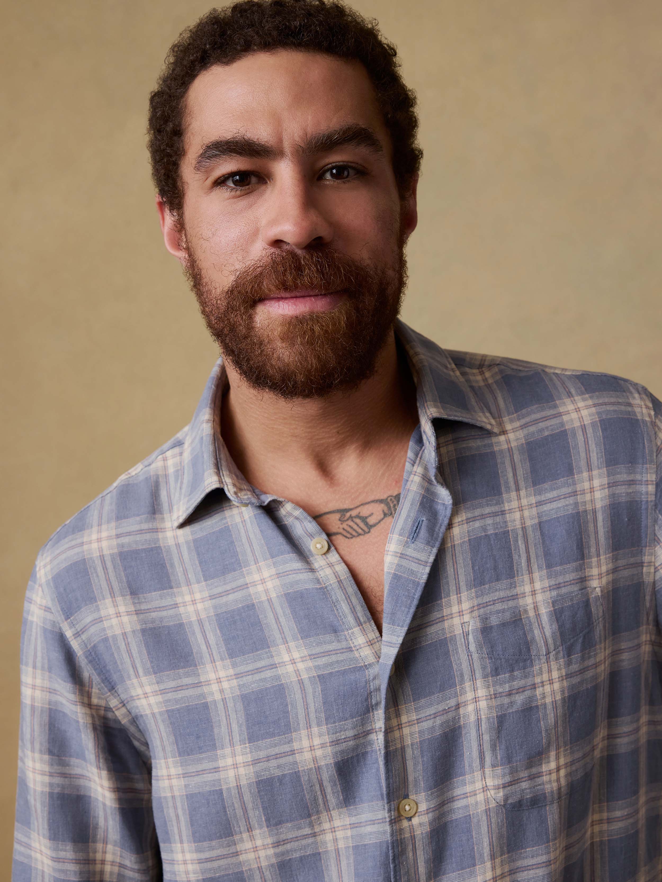 Palmetto Shirt - Shore Flint Plaid | Faherty Brand