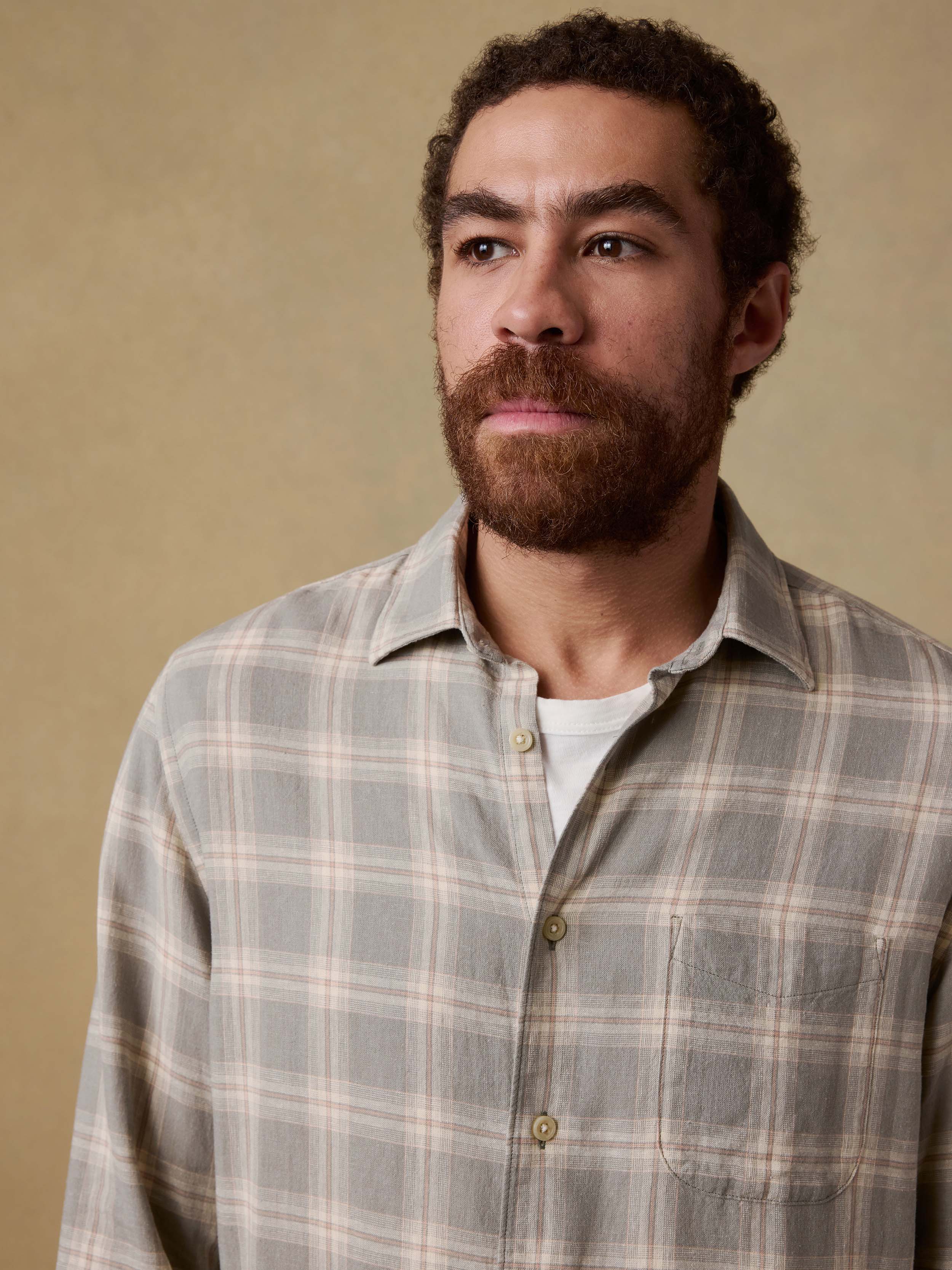 Palmetto Shirt - Shore Sage Plaid | Faherty Brand