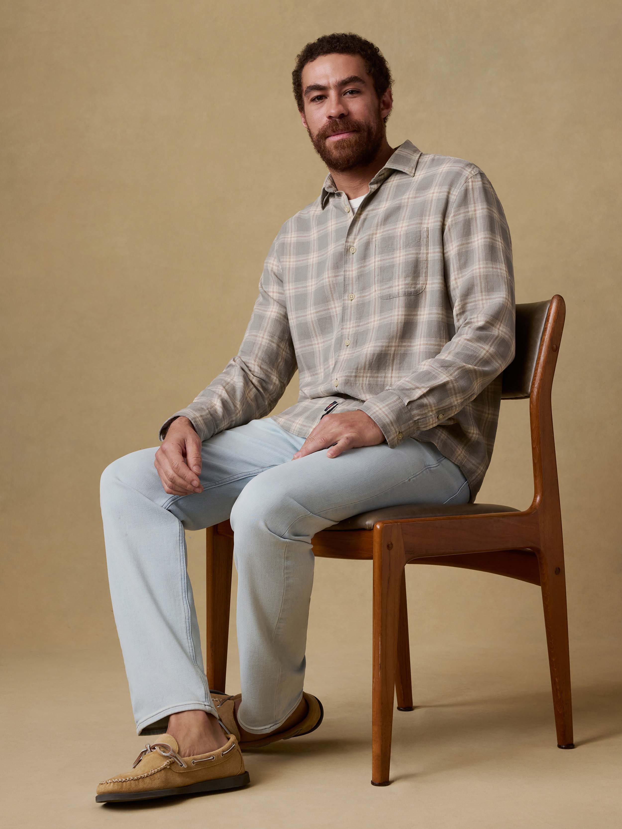 Palmetto Shirt - Shore Sage Plaid | Faherty Brand