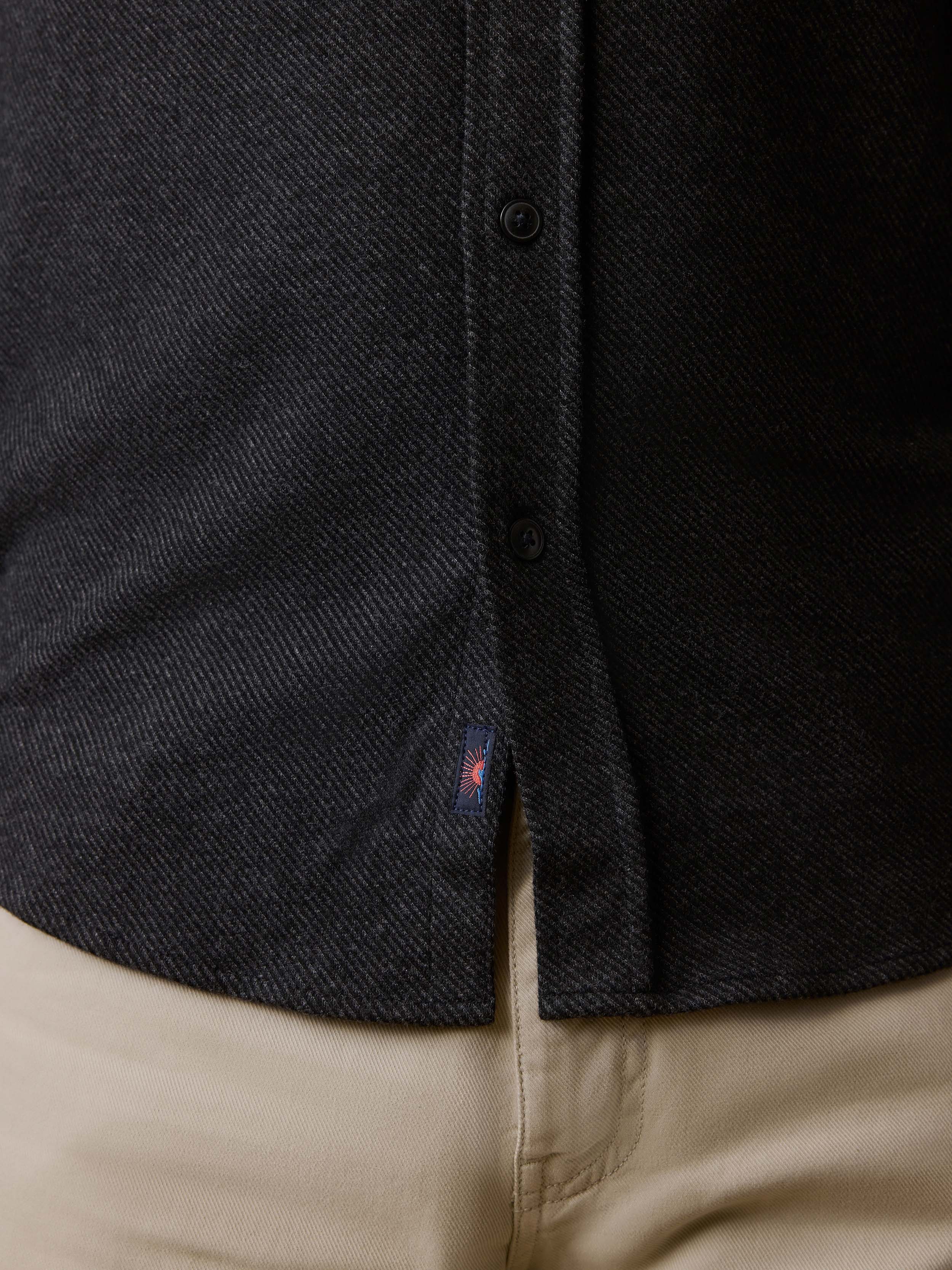 Legend™ Sweater Shirt - Heathered Black Twill | Faherty Brand