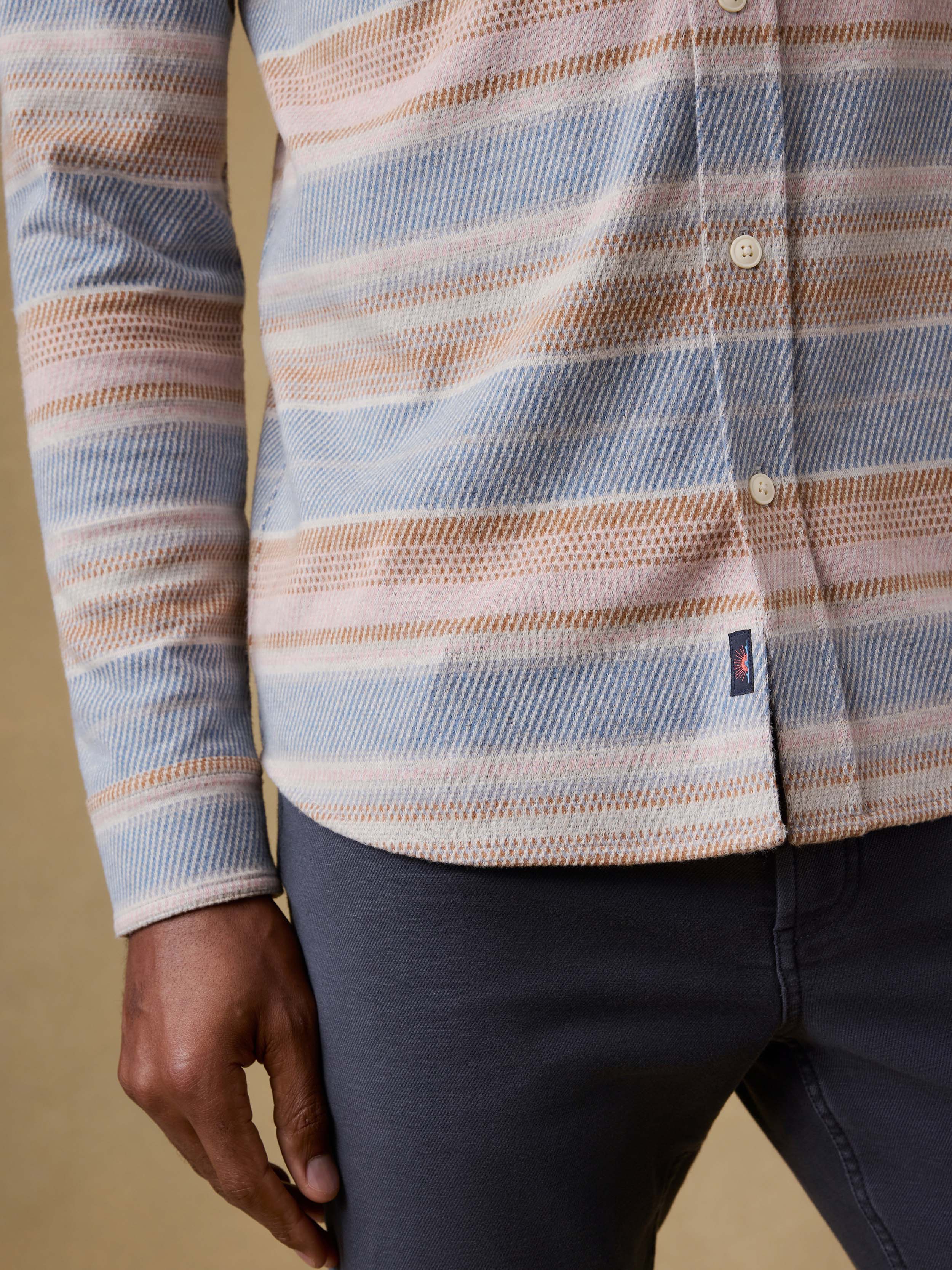 Legend™ Sweater Shirt - Isle Breeze Stripe | Faherty Brand