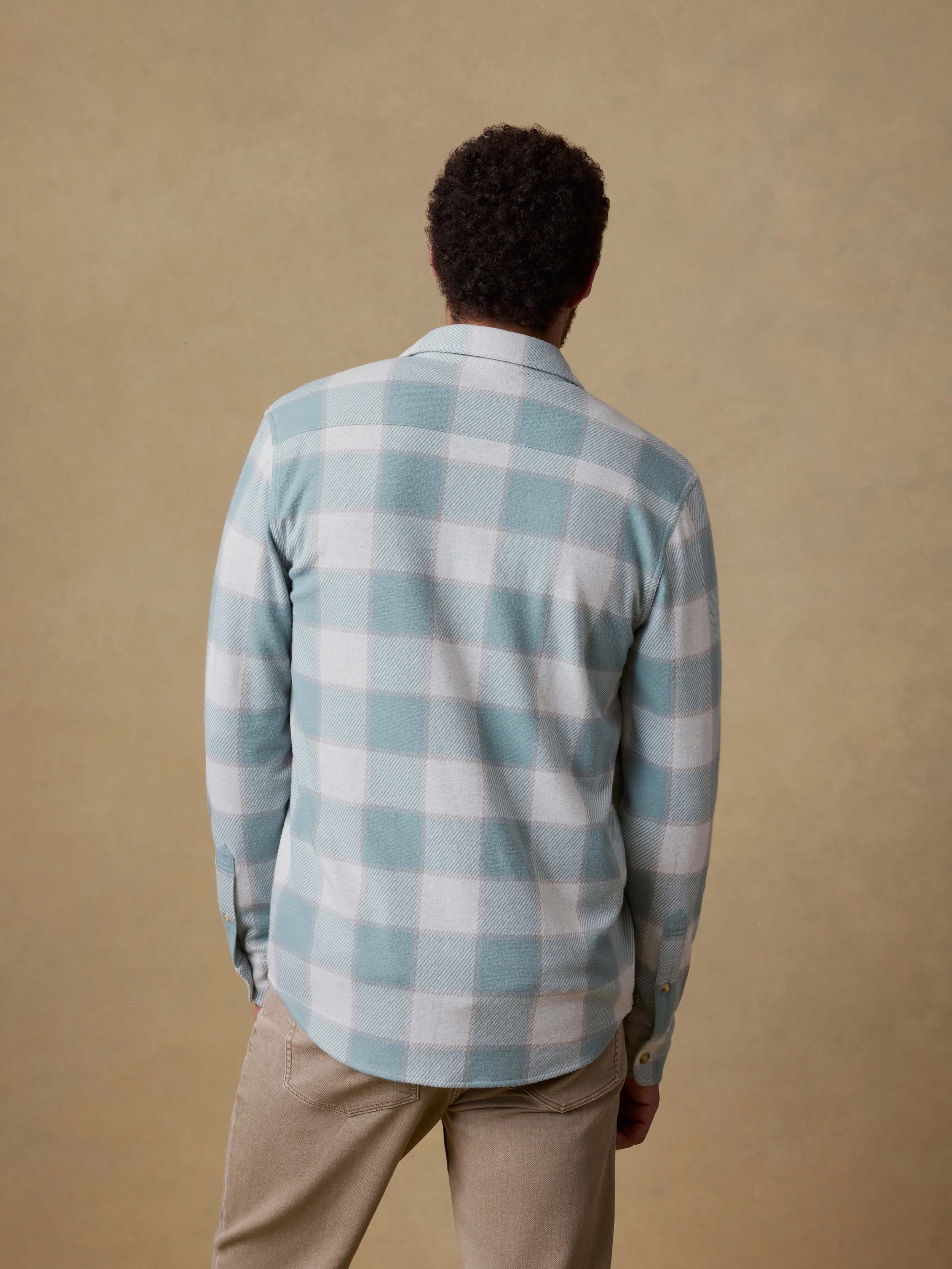 Legend™ Sweater Shirt - Island Sage Plaid | Faherty Brand