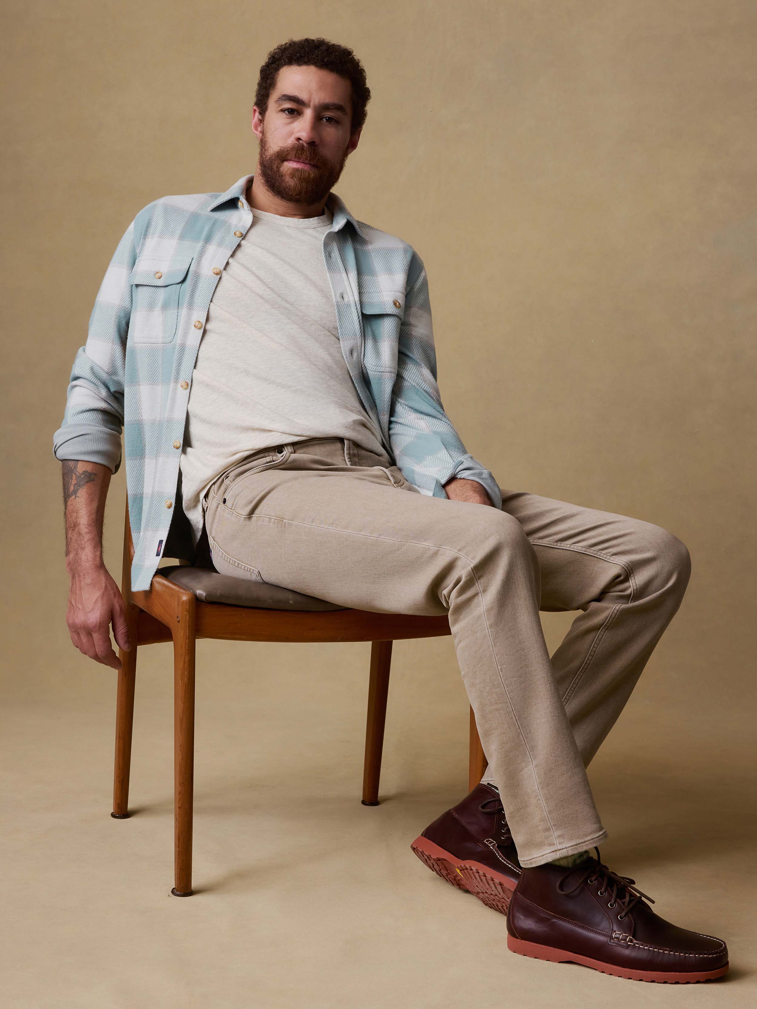 Legend™ Sweater Shirt - Island Sage Plaid | Faherty Brand