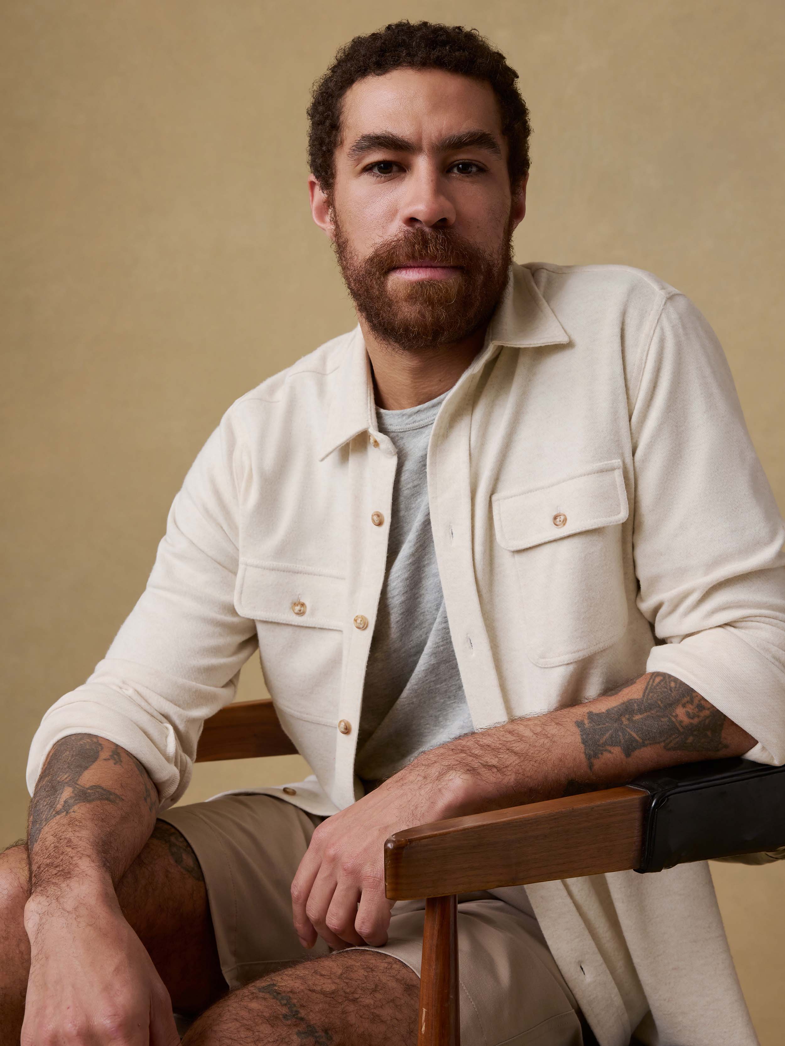 Legend™ Sweater Shirt - Off White | Faherty Brand