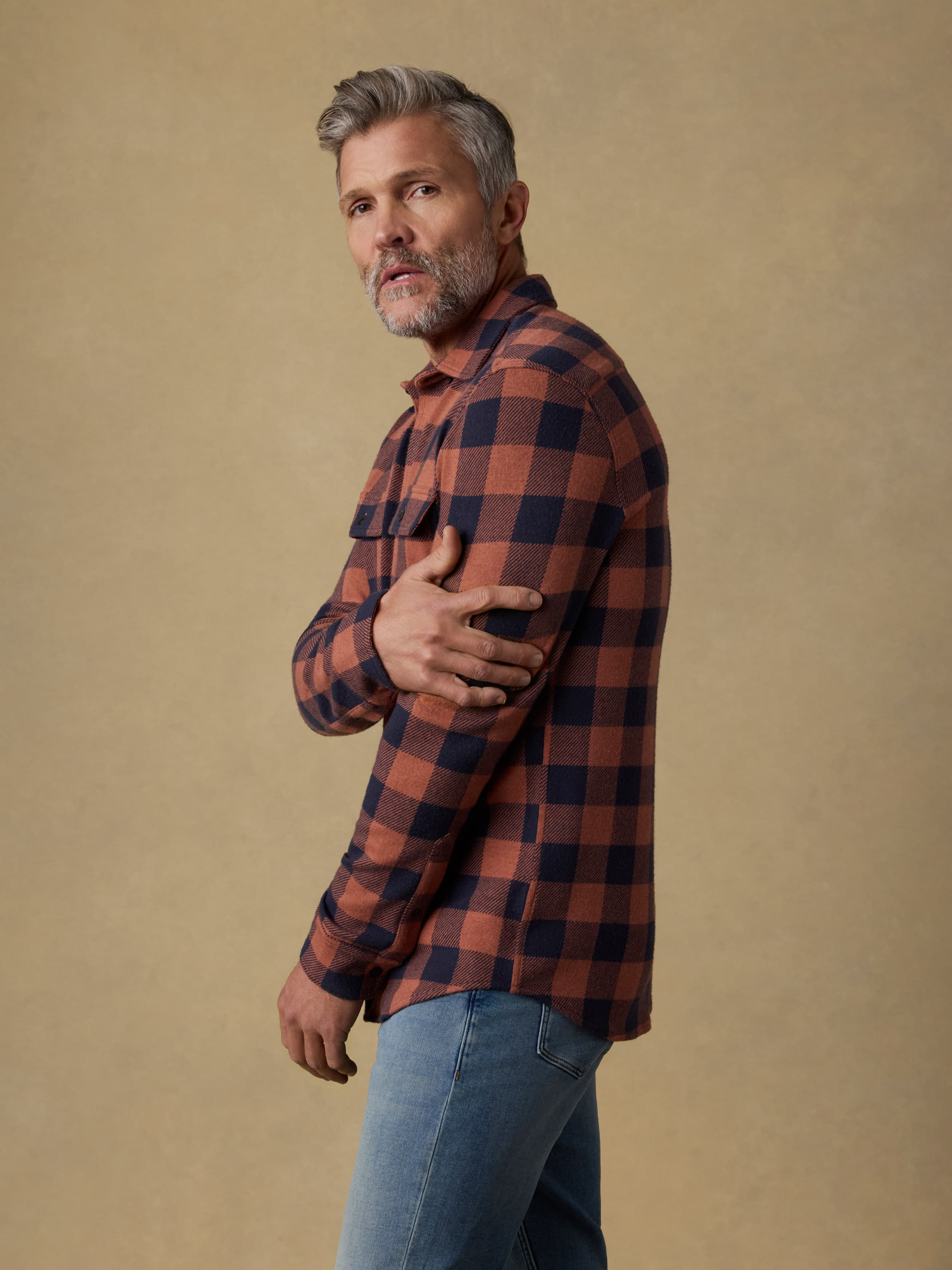 Legend™ Sweater Shirt - Sedona Twilight Buffalo | Faherty Brand