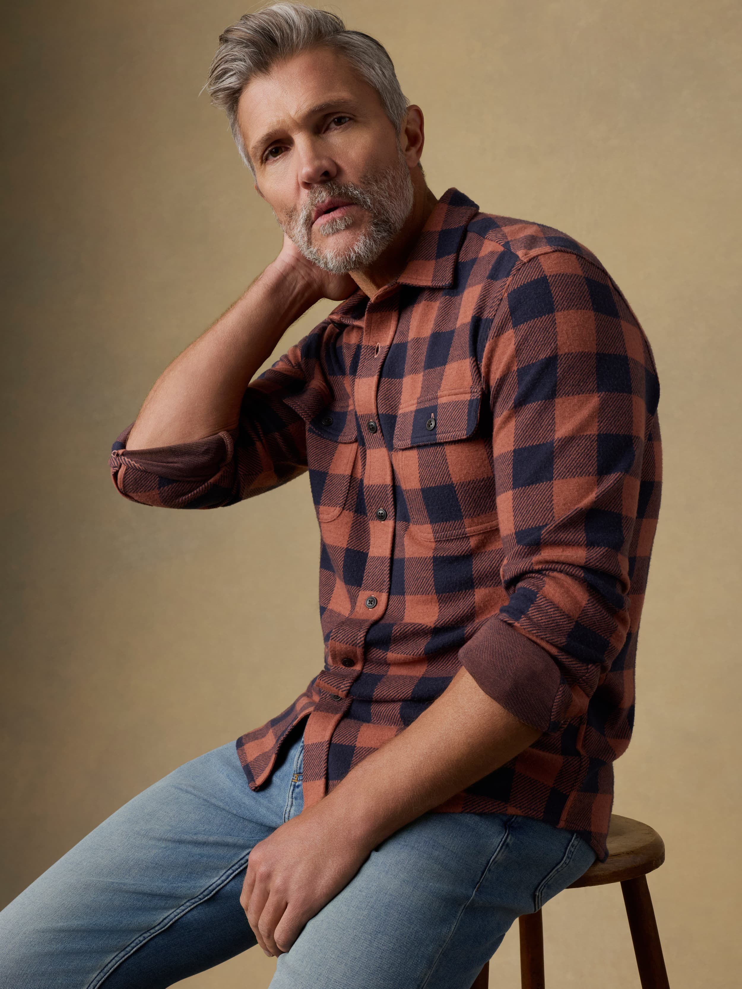 Legend™ Sweater Shirt - Sedona Twilight Buffalo | Faherty Brand