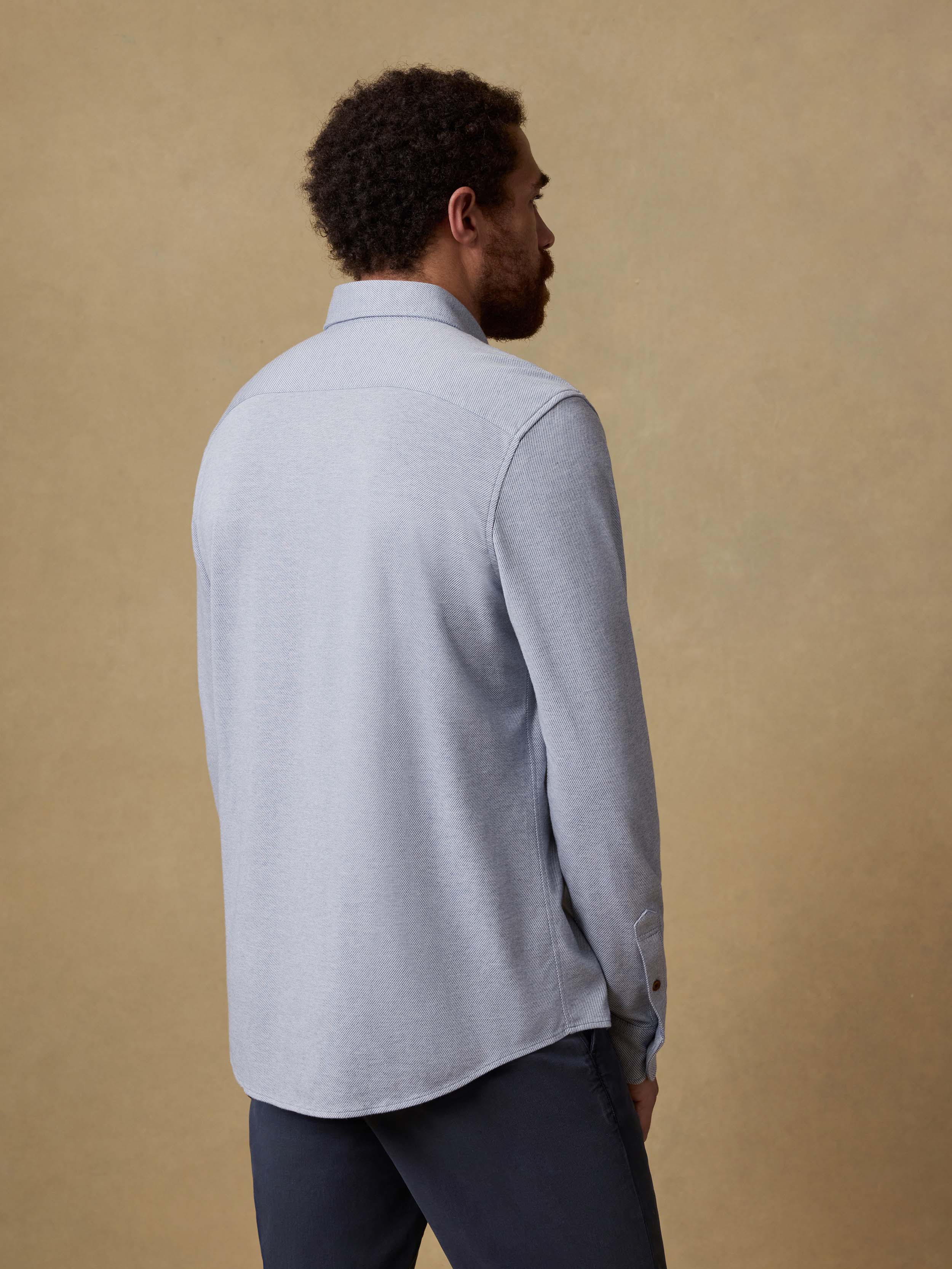 Coastline Knit Shirt - Oceanside Blue | Faherty Brand