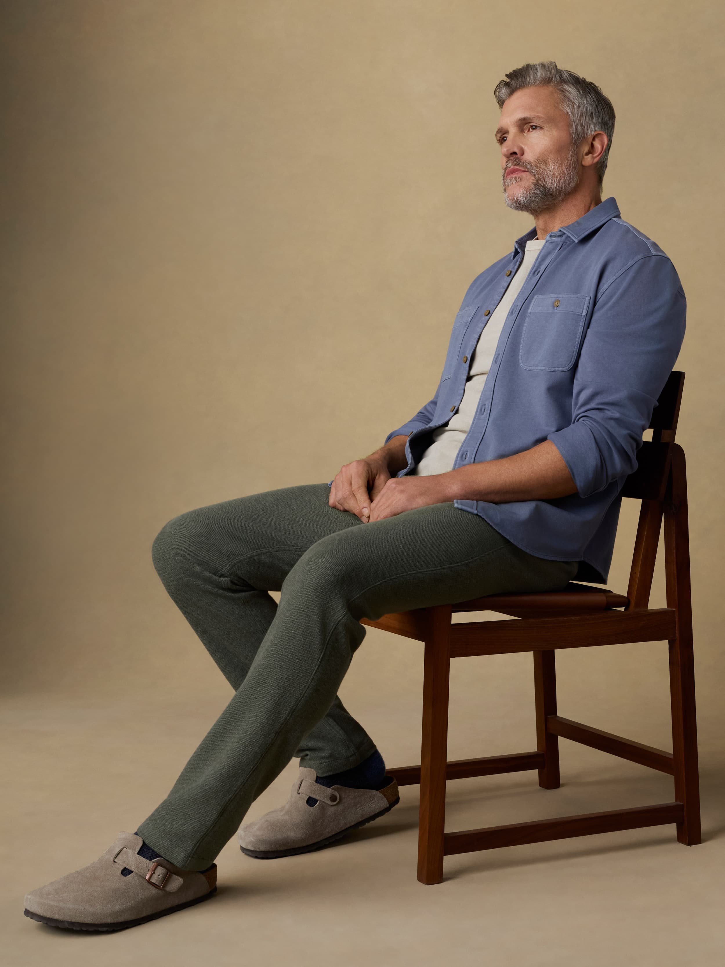 Field Knit Shirt - Flint | Faherty Brand