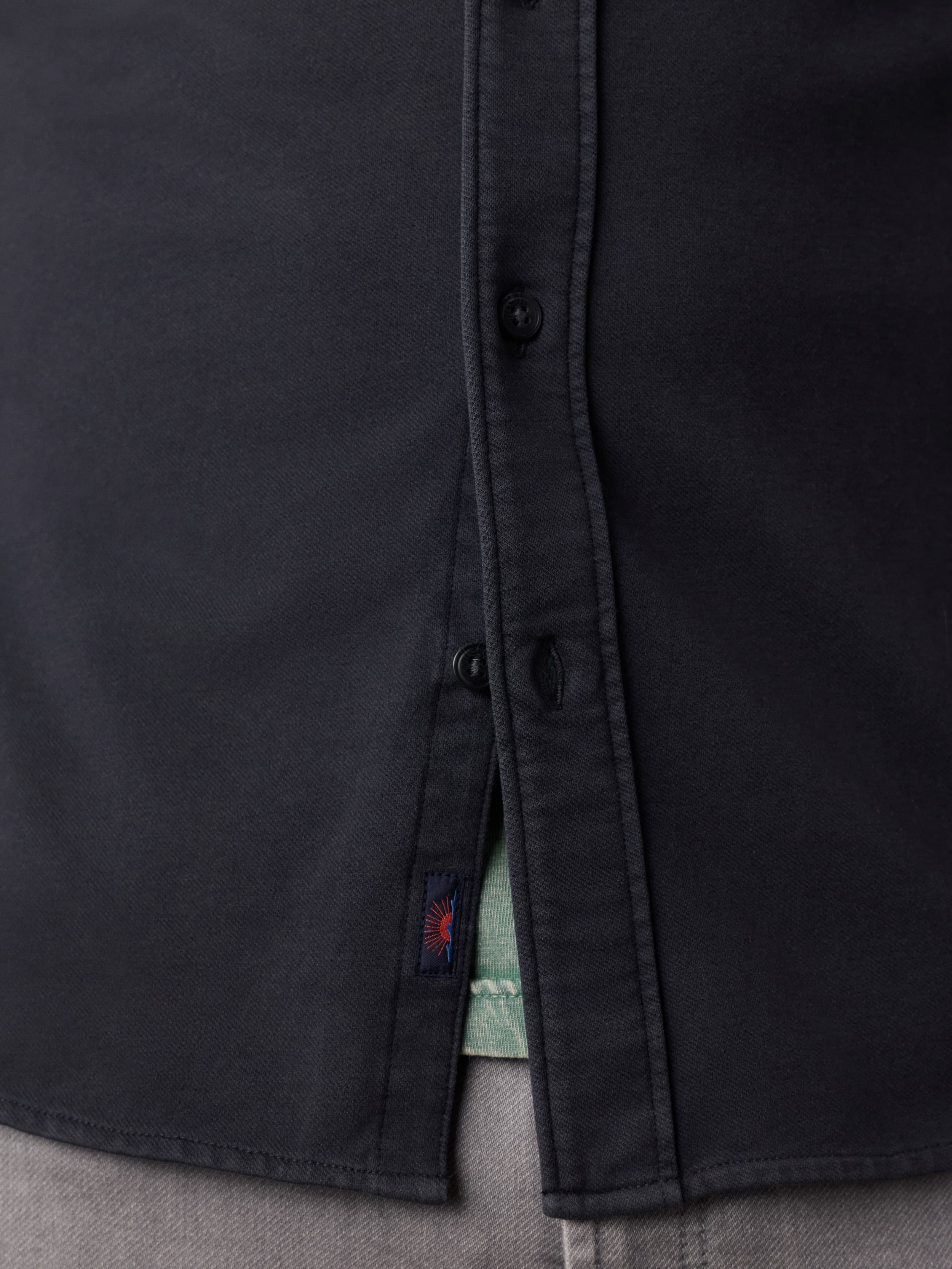 Field Knit Shirt - Washed Charcoal | Faherty Brand