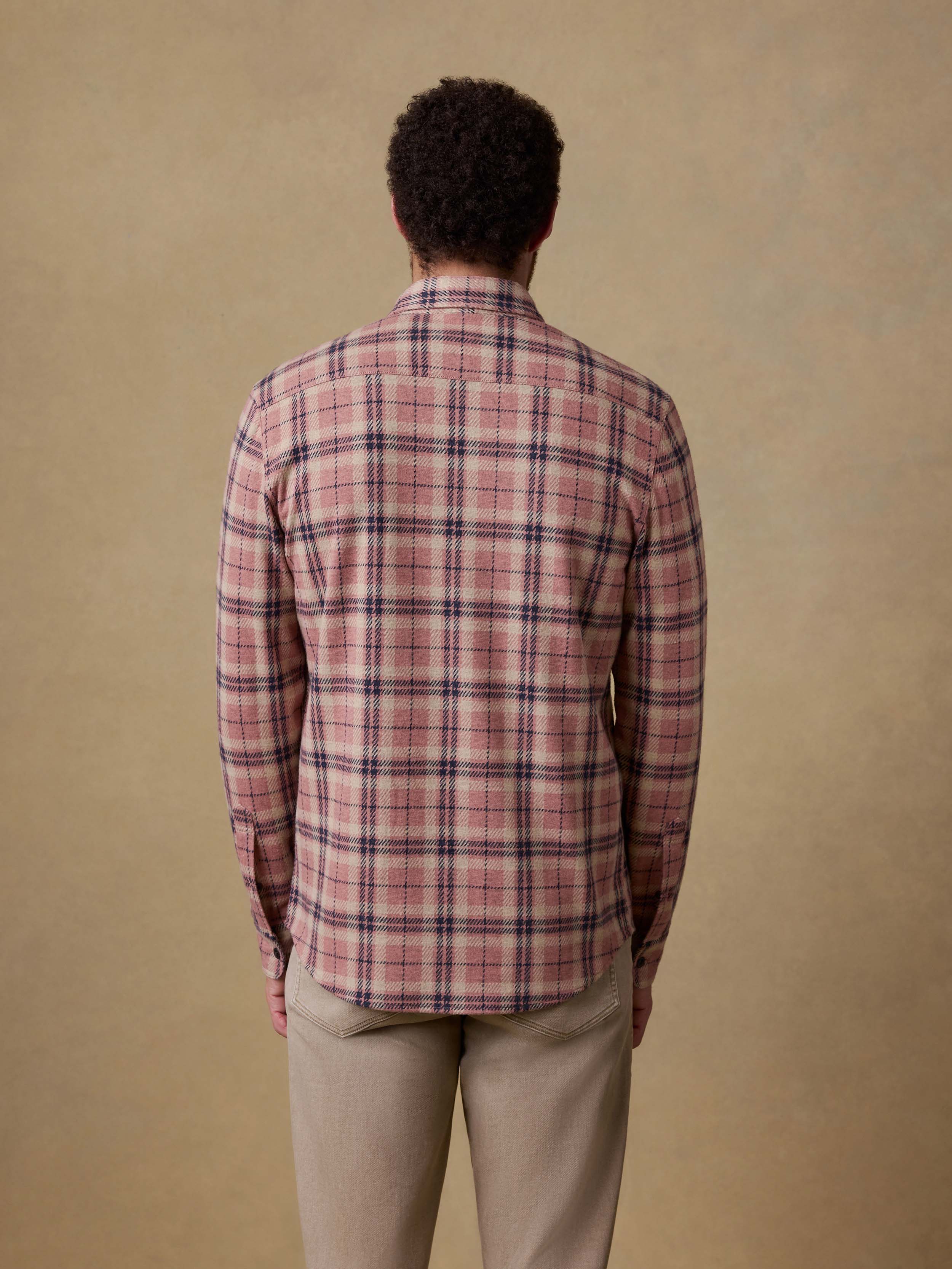 Legend™ Sweater Shirt (Single Pocket) - Sienna Night Plaid | Faherty Brand