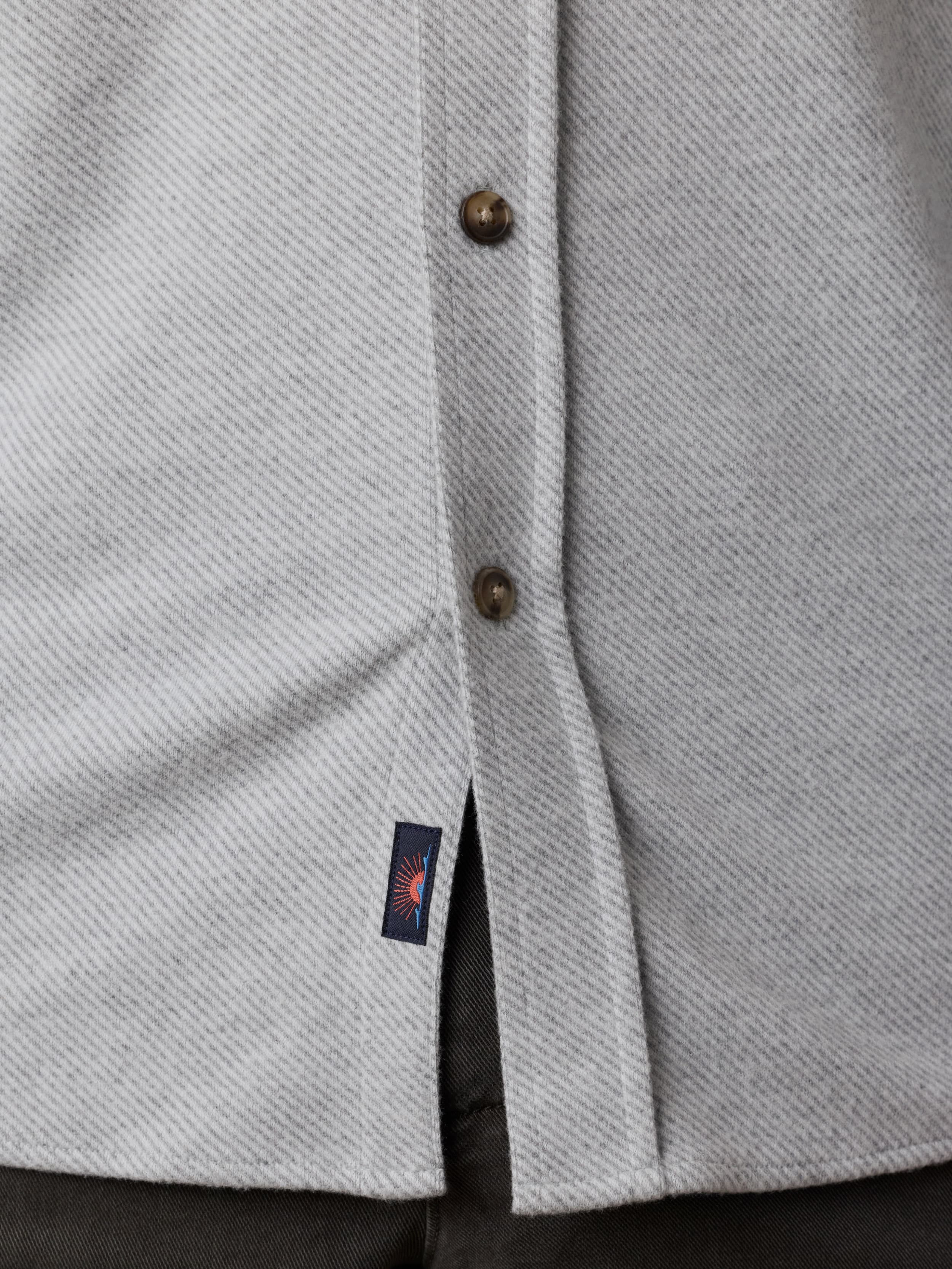 Legend™ Sweater Shirt (Single Pocket) - Light Heather Grey | Faherty Brand