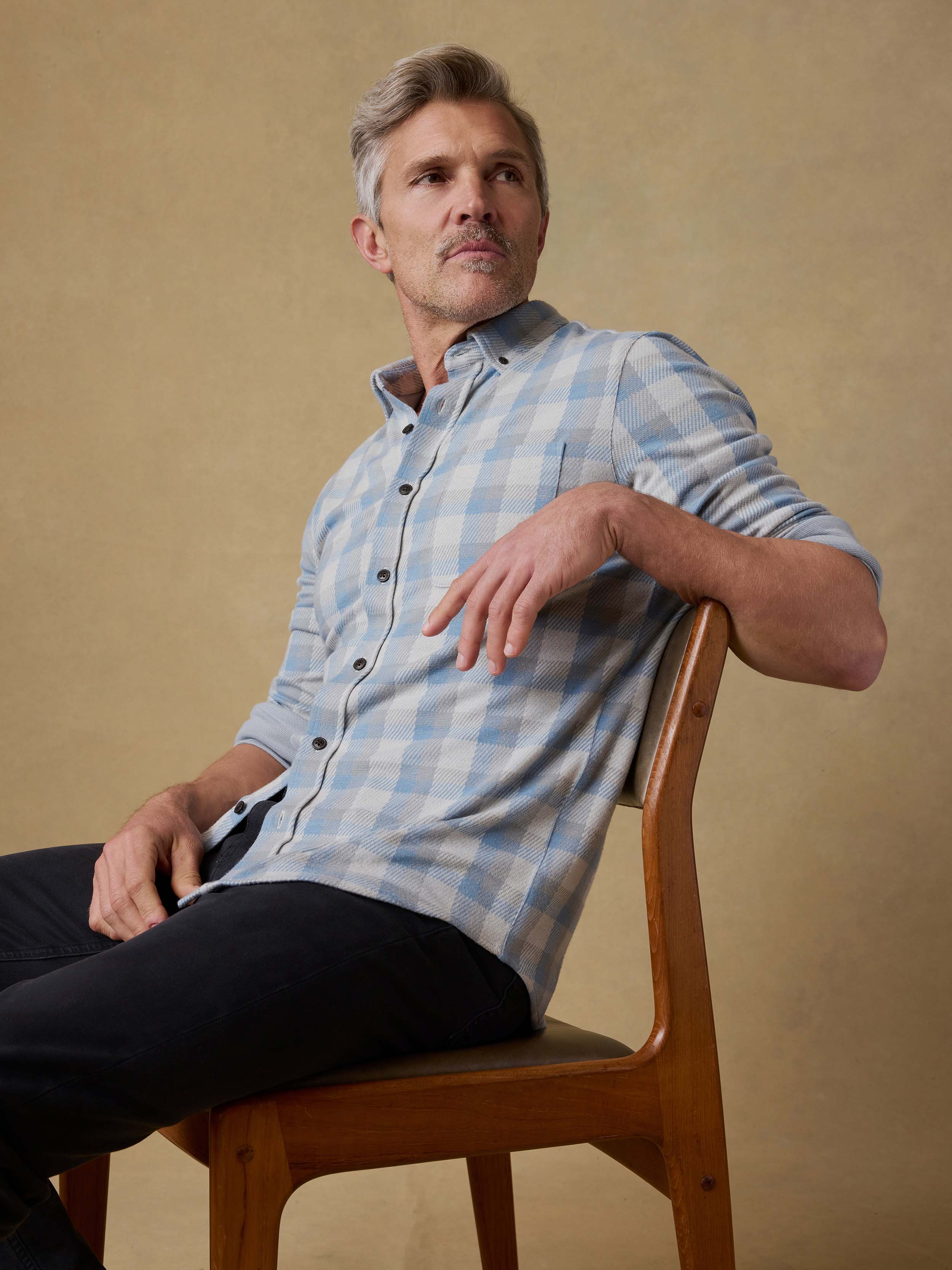 Legend™ Sweater Shirt (Single Pocket) - Duck Creek Plaid | Faherty Brand