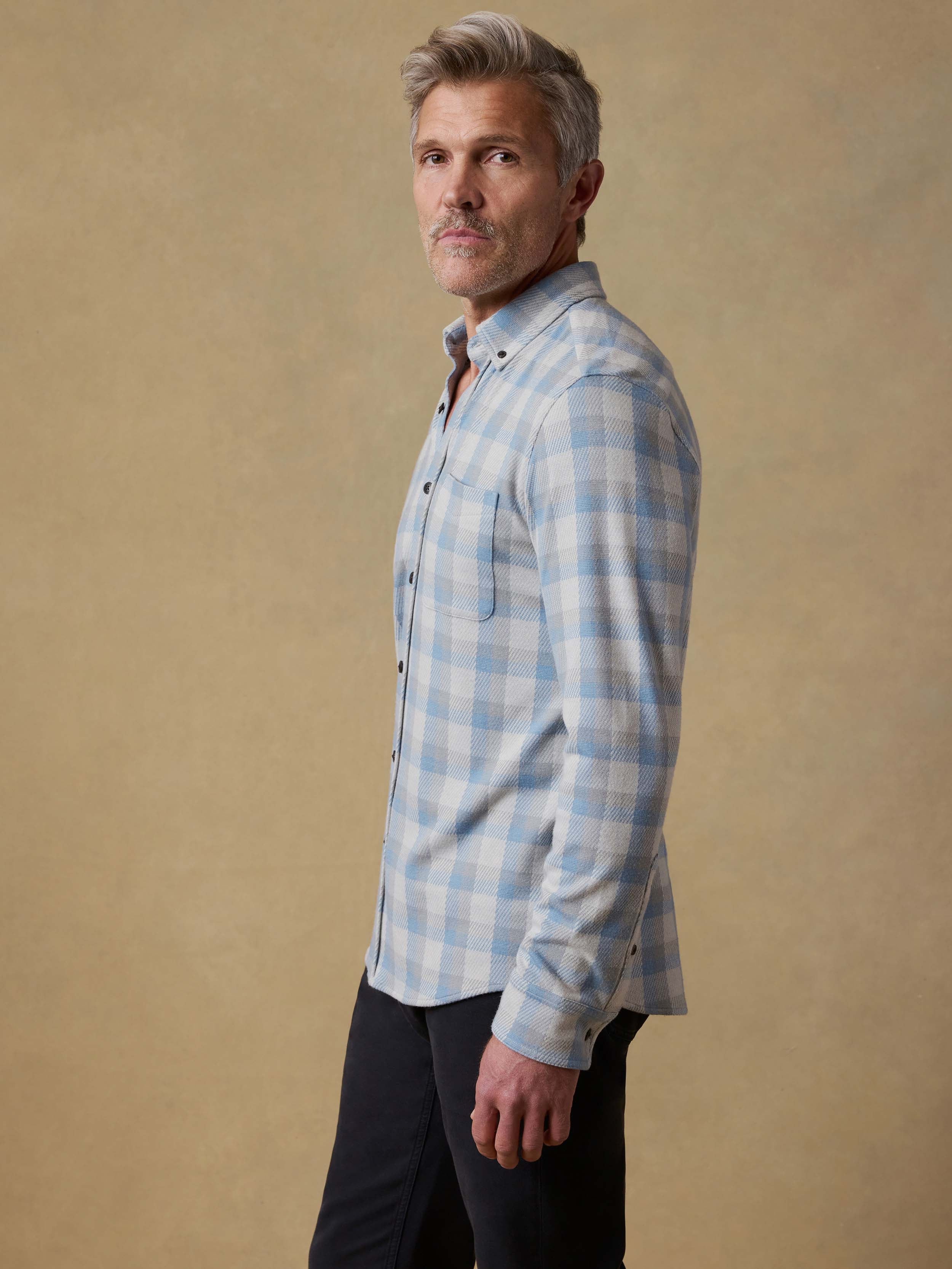 Legend™ Sweater Shirt (Single Pocket) - Duck Creek Plaid | Faherty Brand