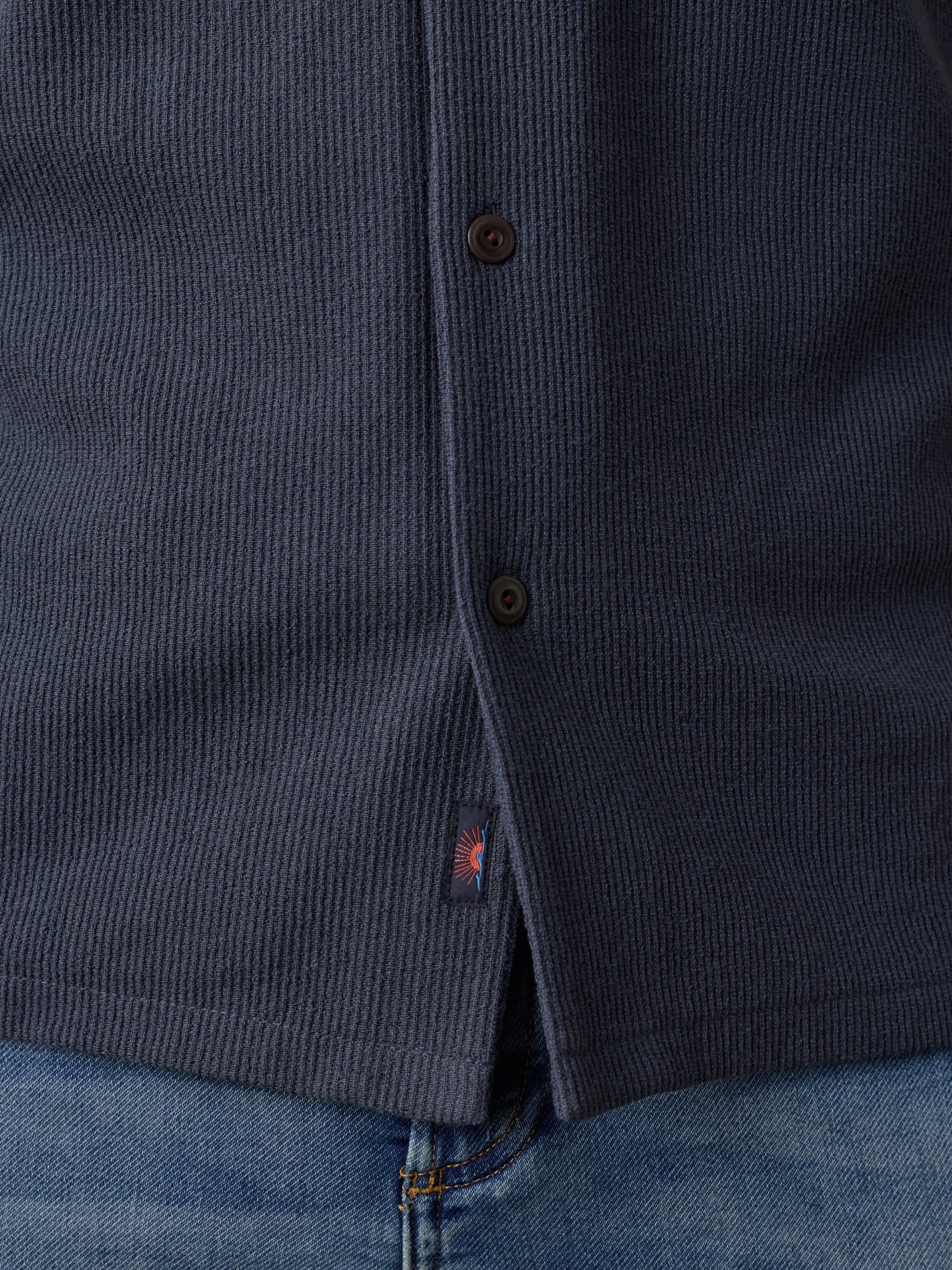 Short-Sleeve Oasis Camp Shirt - Granite Navy | Faherty Brand
