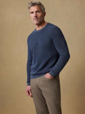 Sunwashed Crewneck Sweater - Blue Nights