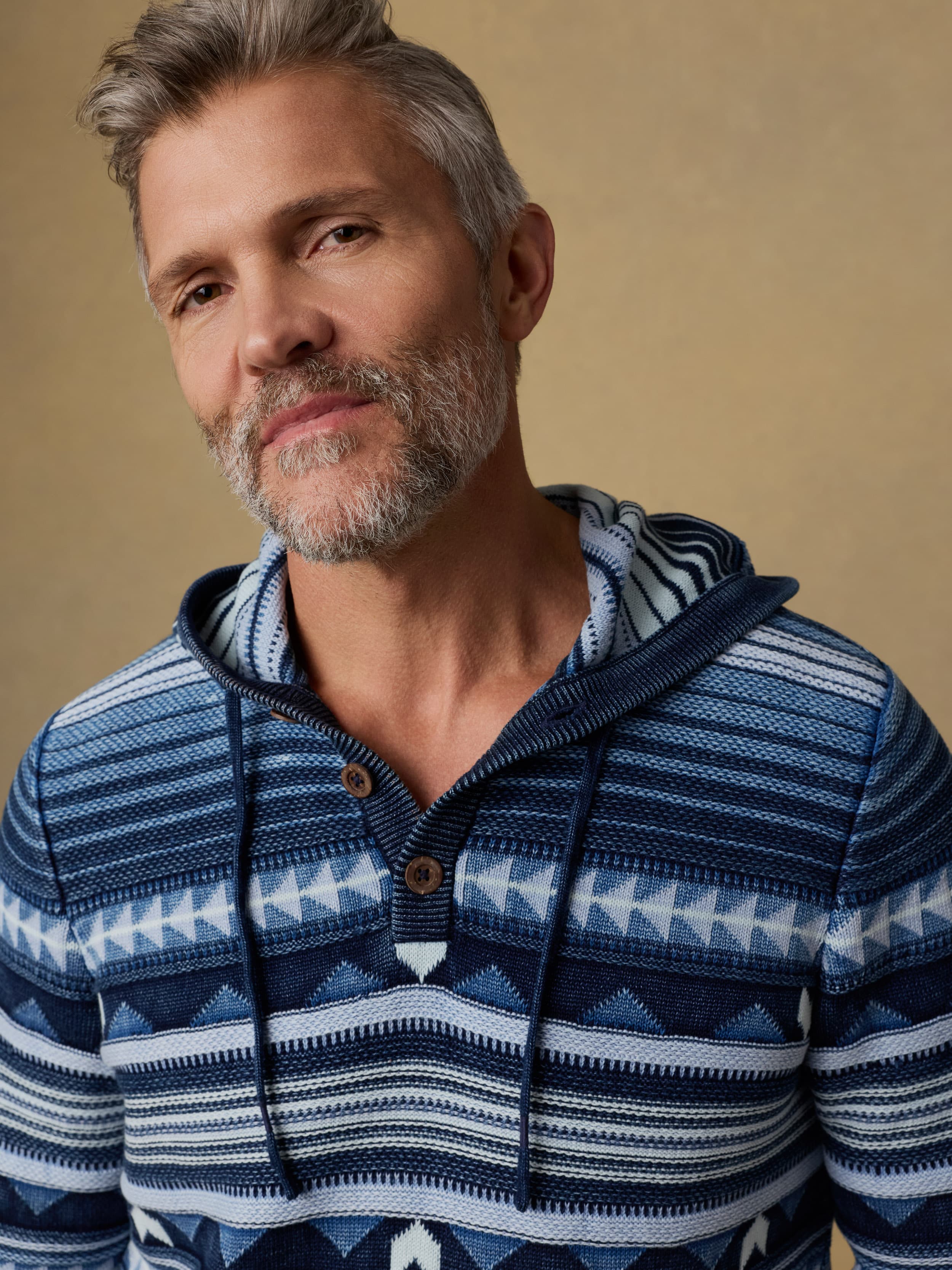 Indigo Hoodie - Indigo Rising Sky | Faherty Brand