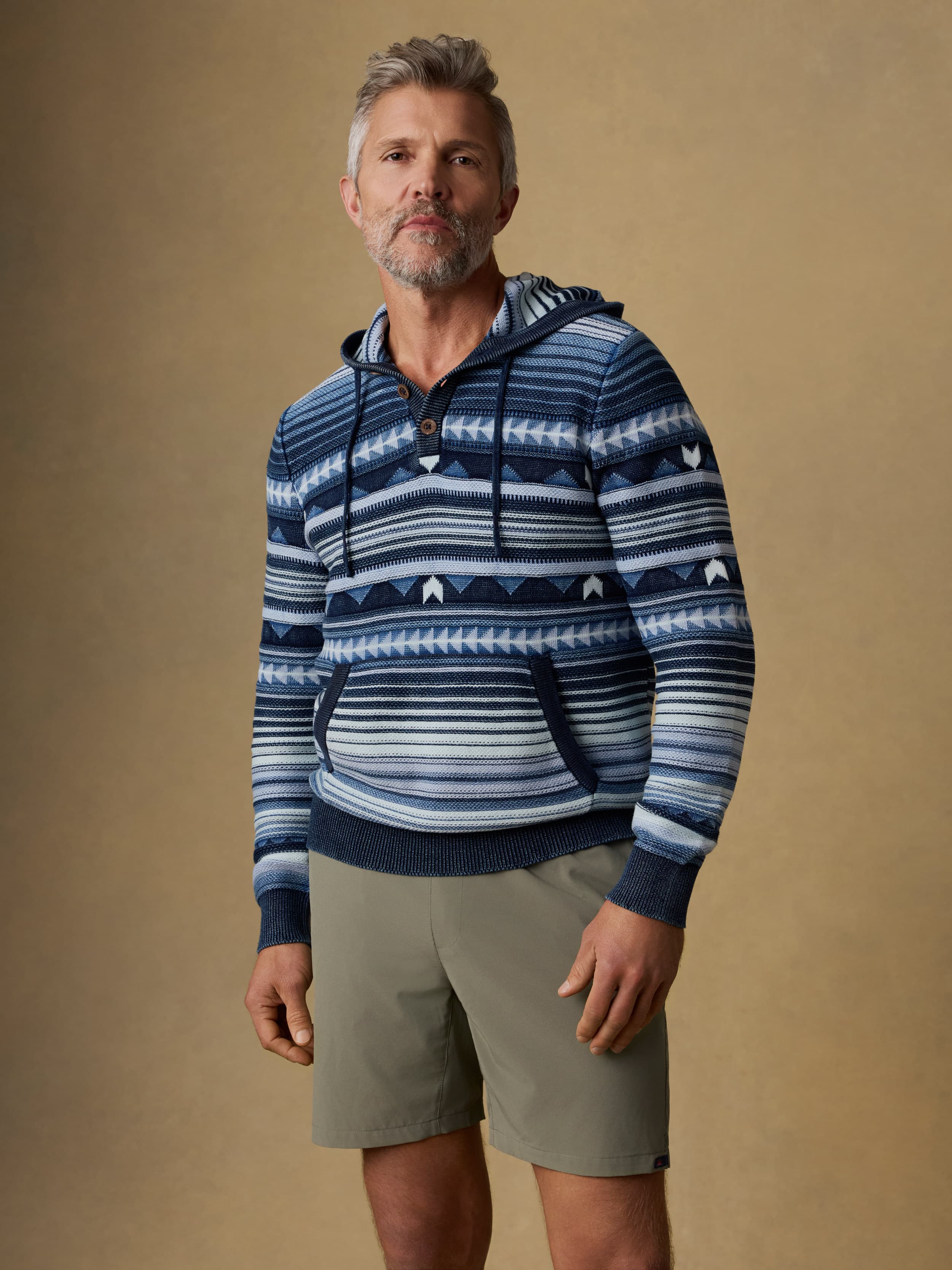 Indigo Hoodie - Indigo Rising Sky | Faherty Brand