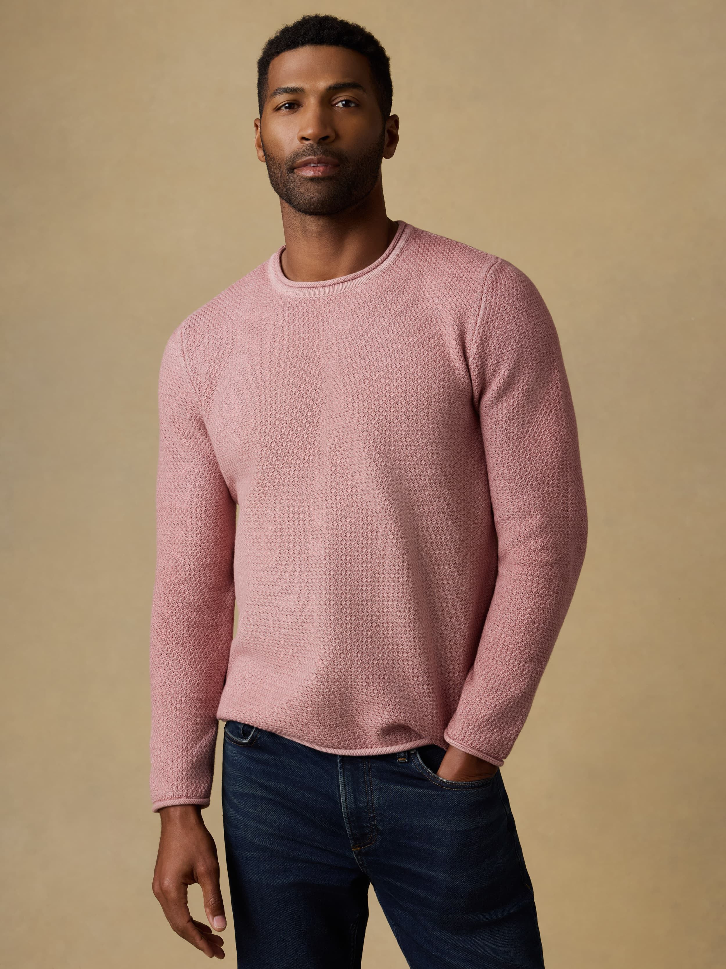 Sunwashed Dockside Sweater - Adobe | Faherty Brand
