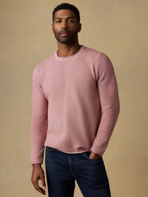Sunwashed Dockside Sweater - Adobe