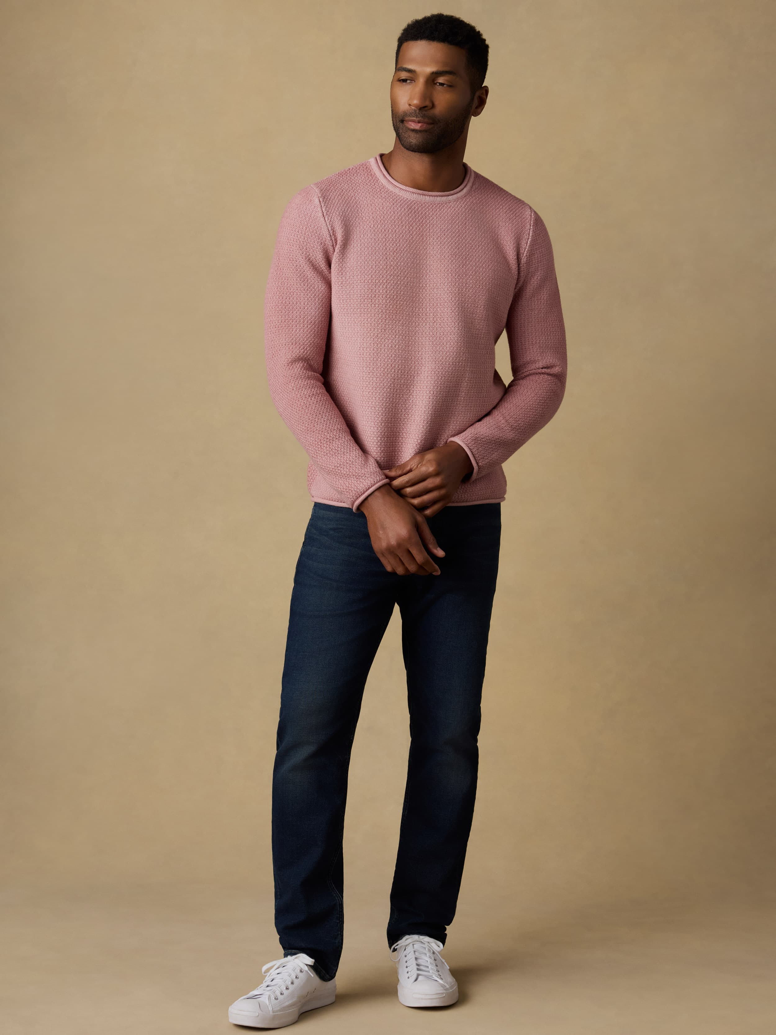 Sunwashed Dockside Sweater - Adobe | Faherty Brand