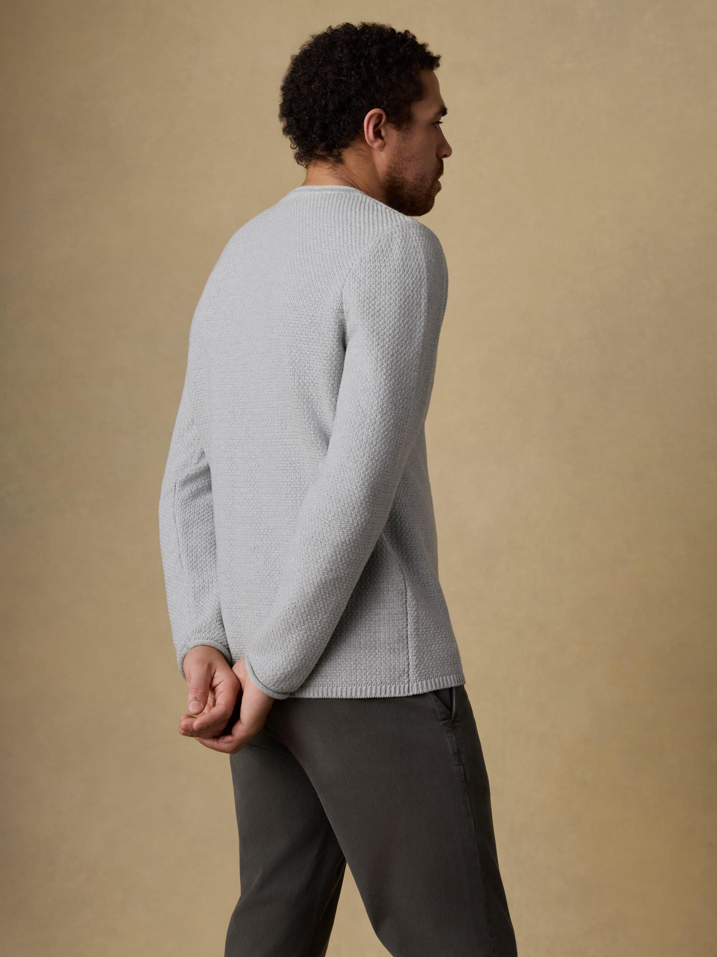 Sunwashed Dockside Sweater - Sierra Grey Heather | Faherty Brand