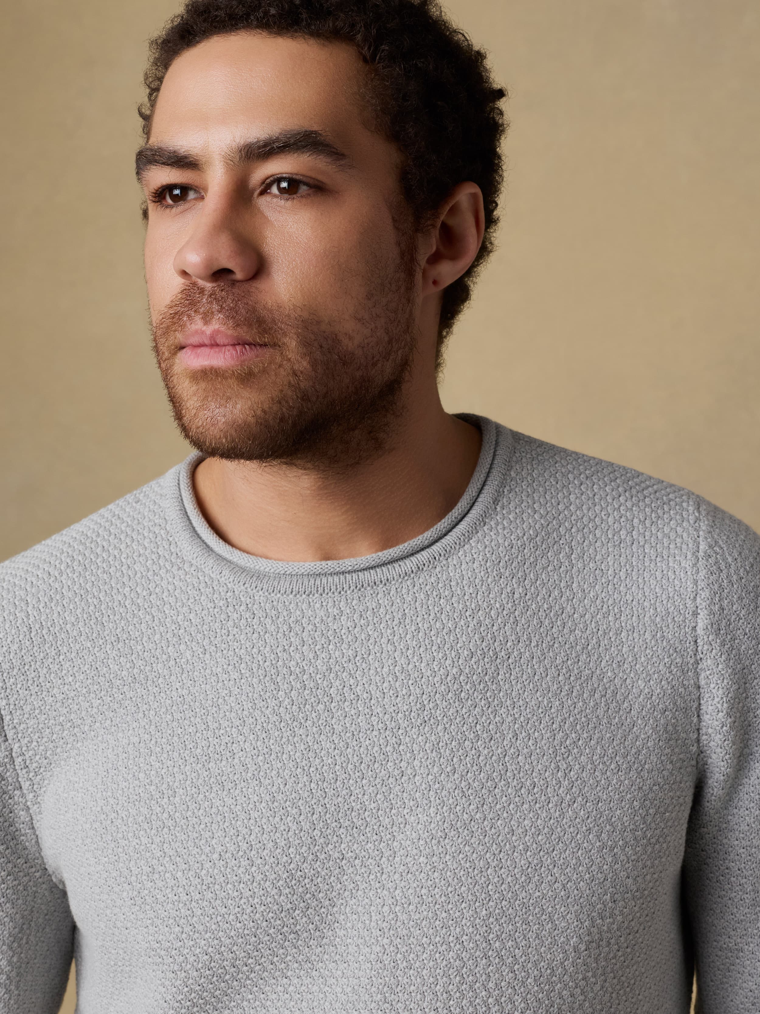 Sunwashed Dockside Sweater - Sierra Grey Heather | Faherty Brand
