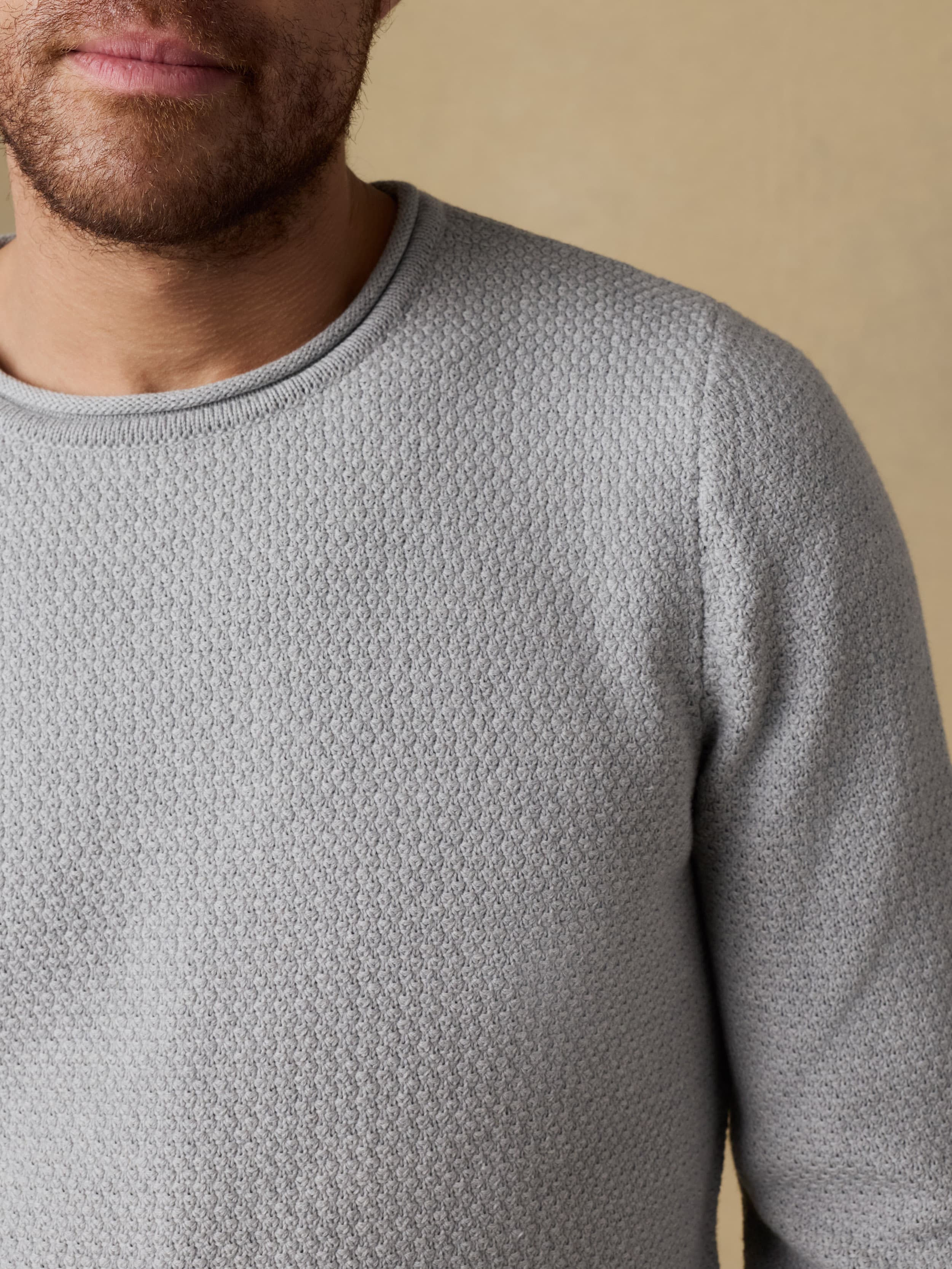 Sunwashed Dockside Sweater - Sierra Grey Heather | Faherty Brand
