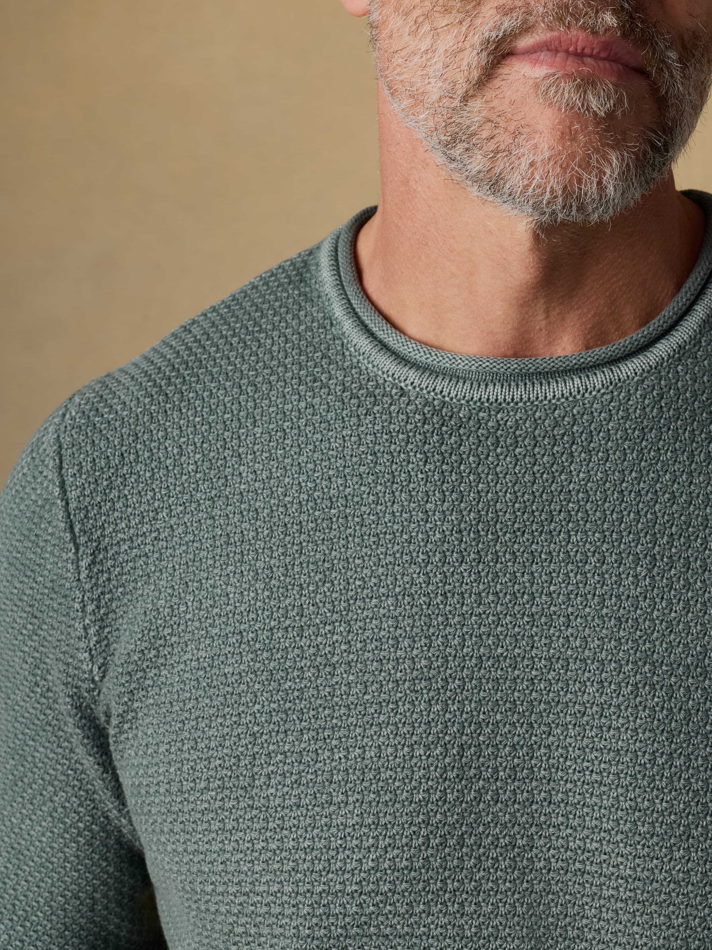 Sunwashed Dockside Sweater - Mountain Olive | Faherty Brand