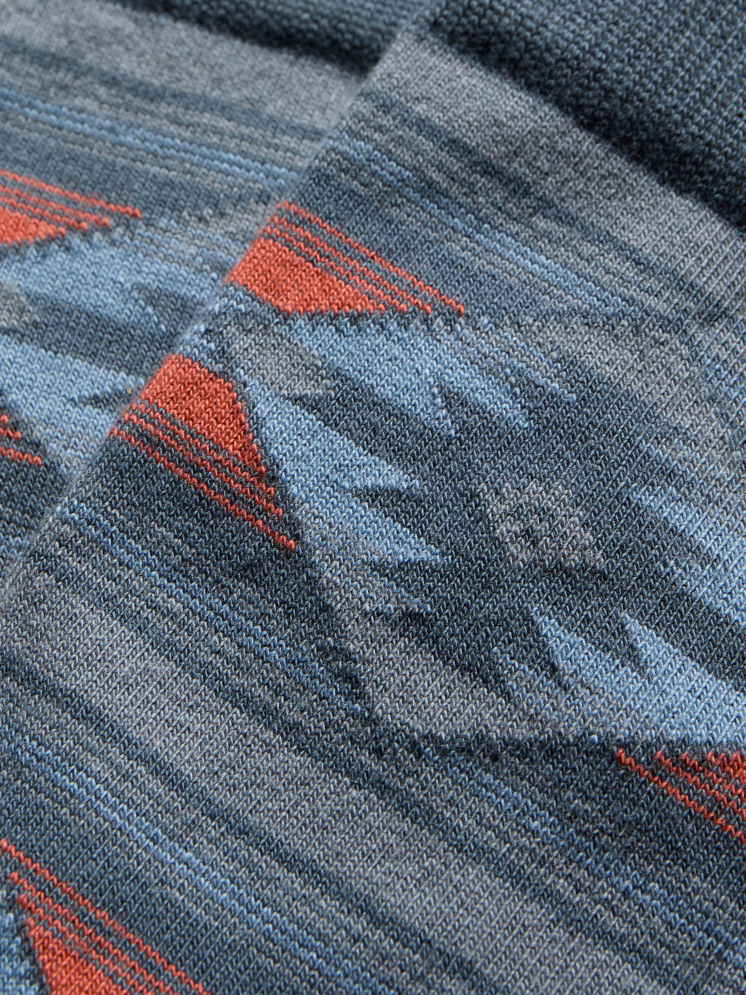 Native Sock - Blue Western Range | Faherty Brand