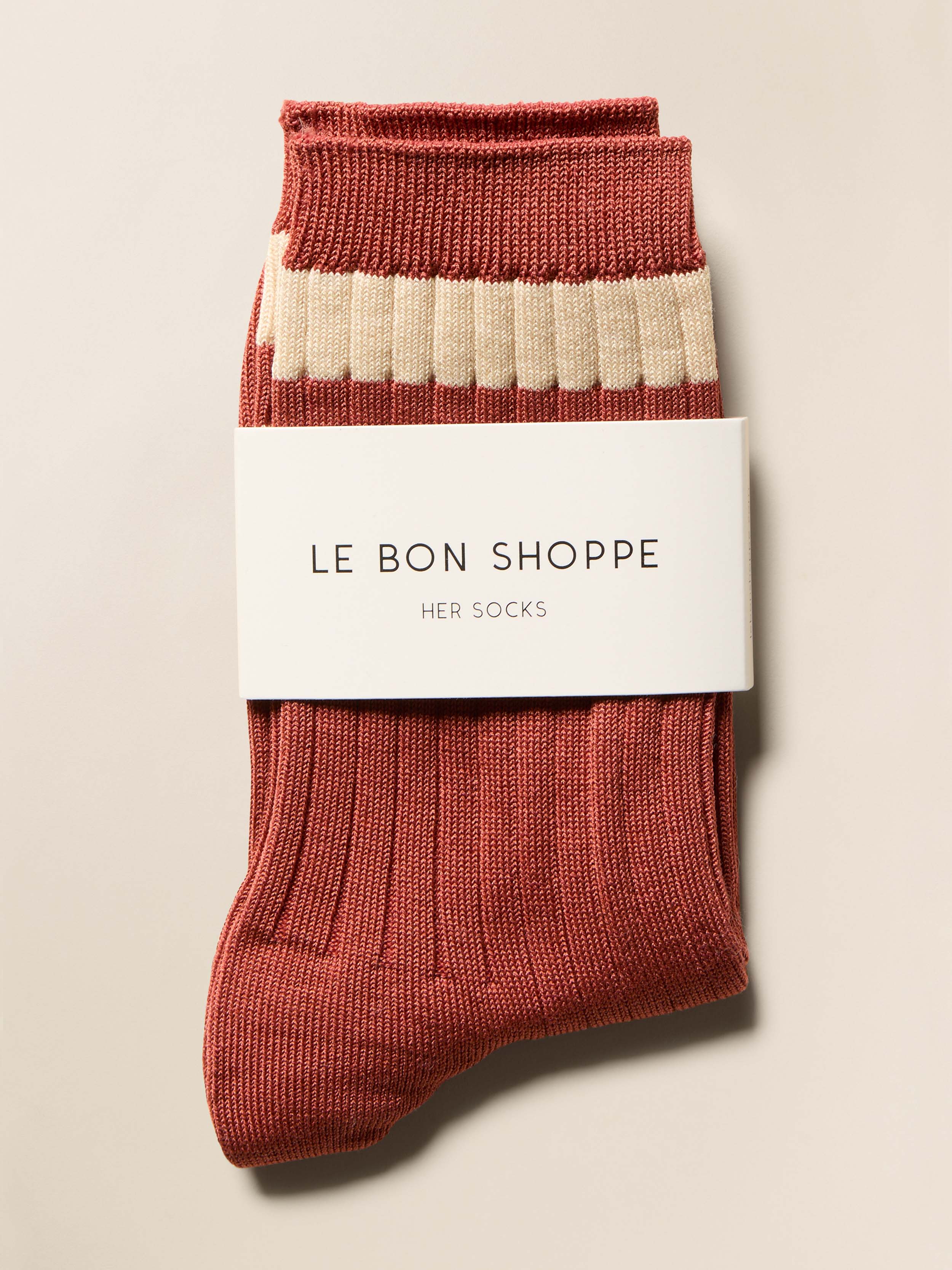 Le Bon Shoppe Her Varsity Socks - Tandori | Faherty Brand