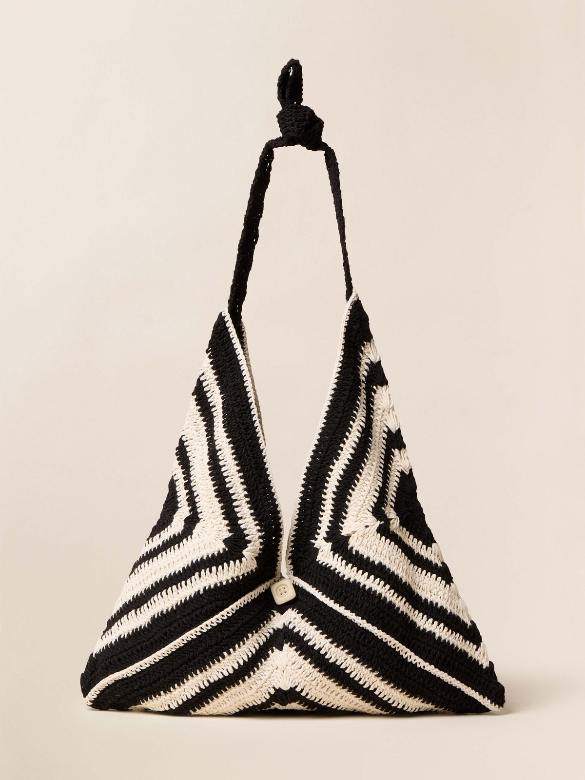  | Riviera Crochet Bag - Black | Faherty Brand, image 1 of 3