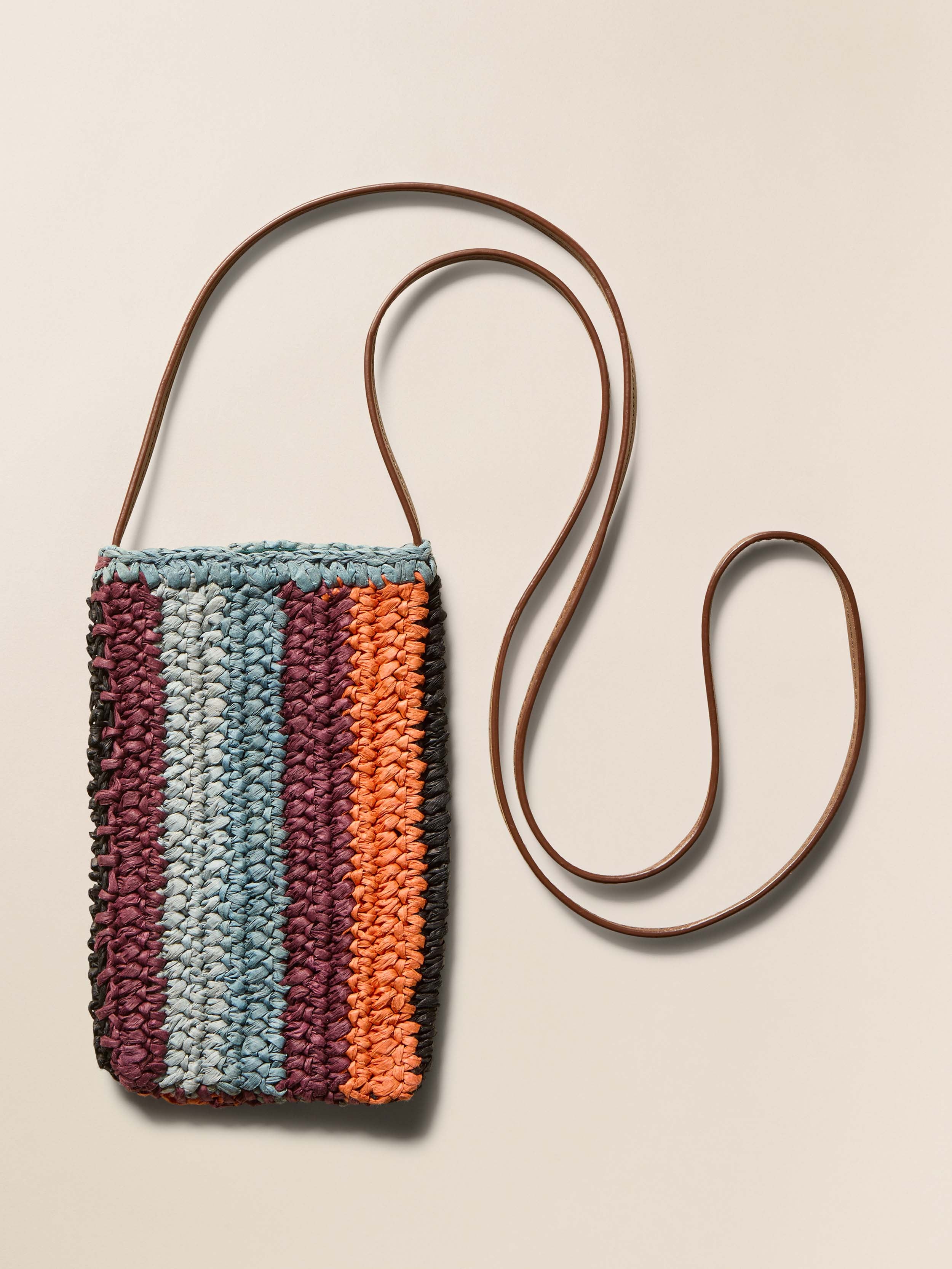Straw Stripe Crossbody - Canyon Stripe | Faherty Brand