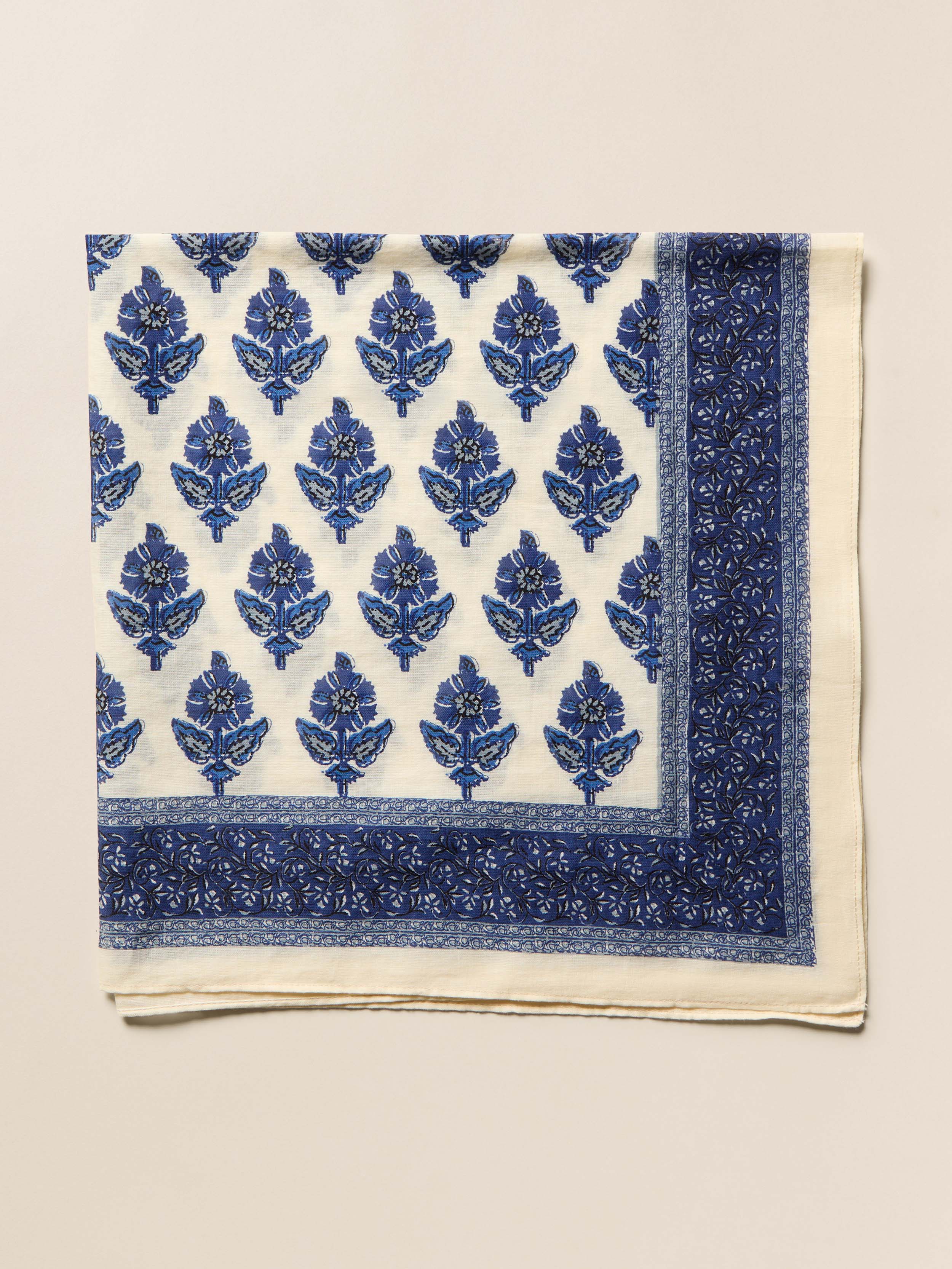Antique Bouquet Bandana - Navy Multi | Faherty Brand