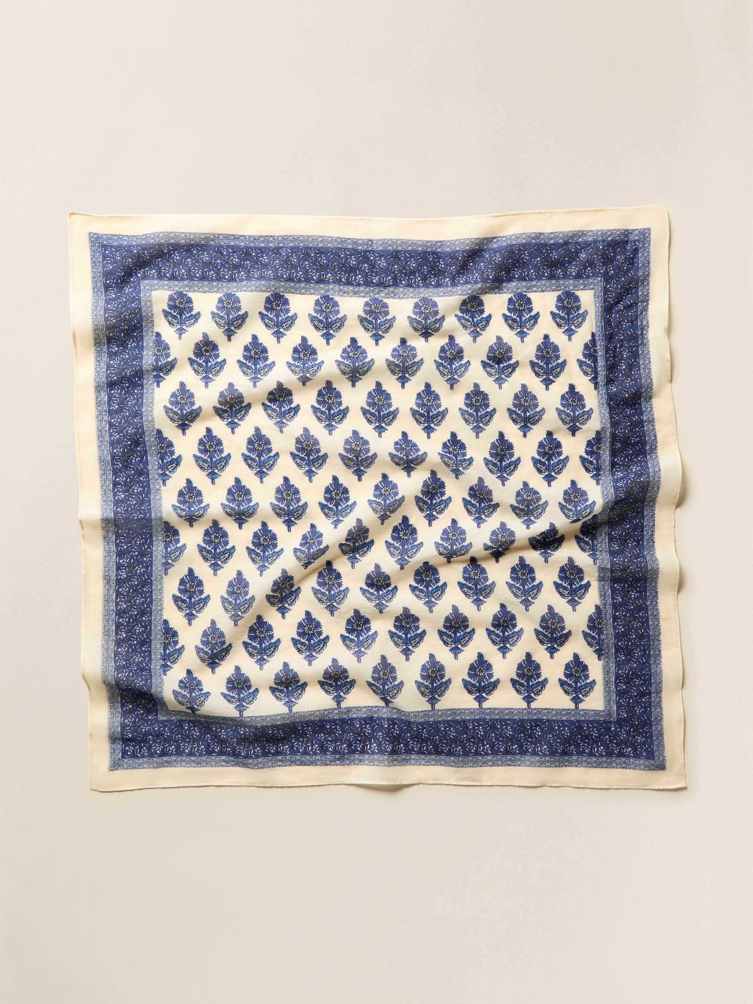 Antique Bouquet Bandana - Navy Multi | Faherty Brand