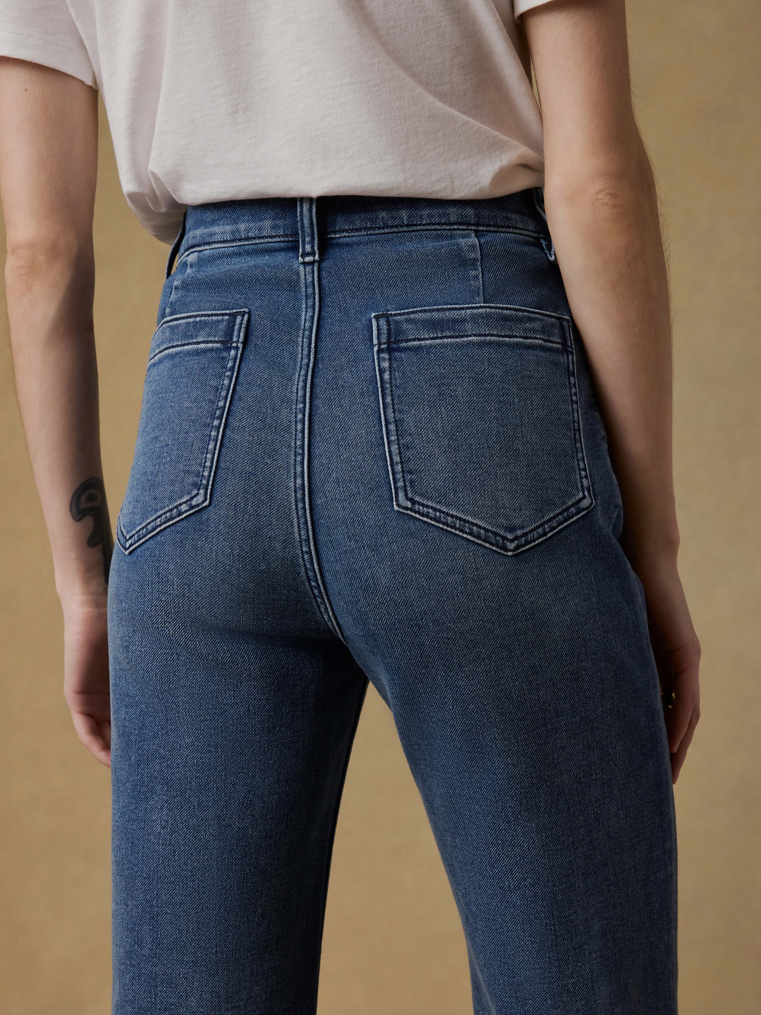 Stretch Terry Patch Pocket Ankle Pant - Riverton | Faherty Brand