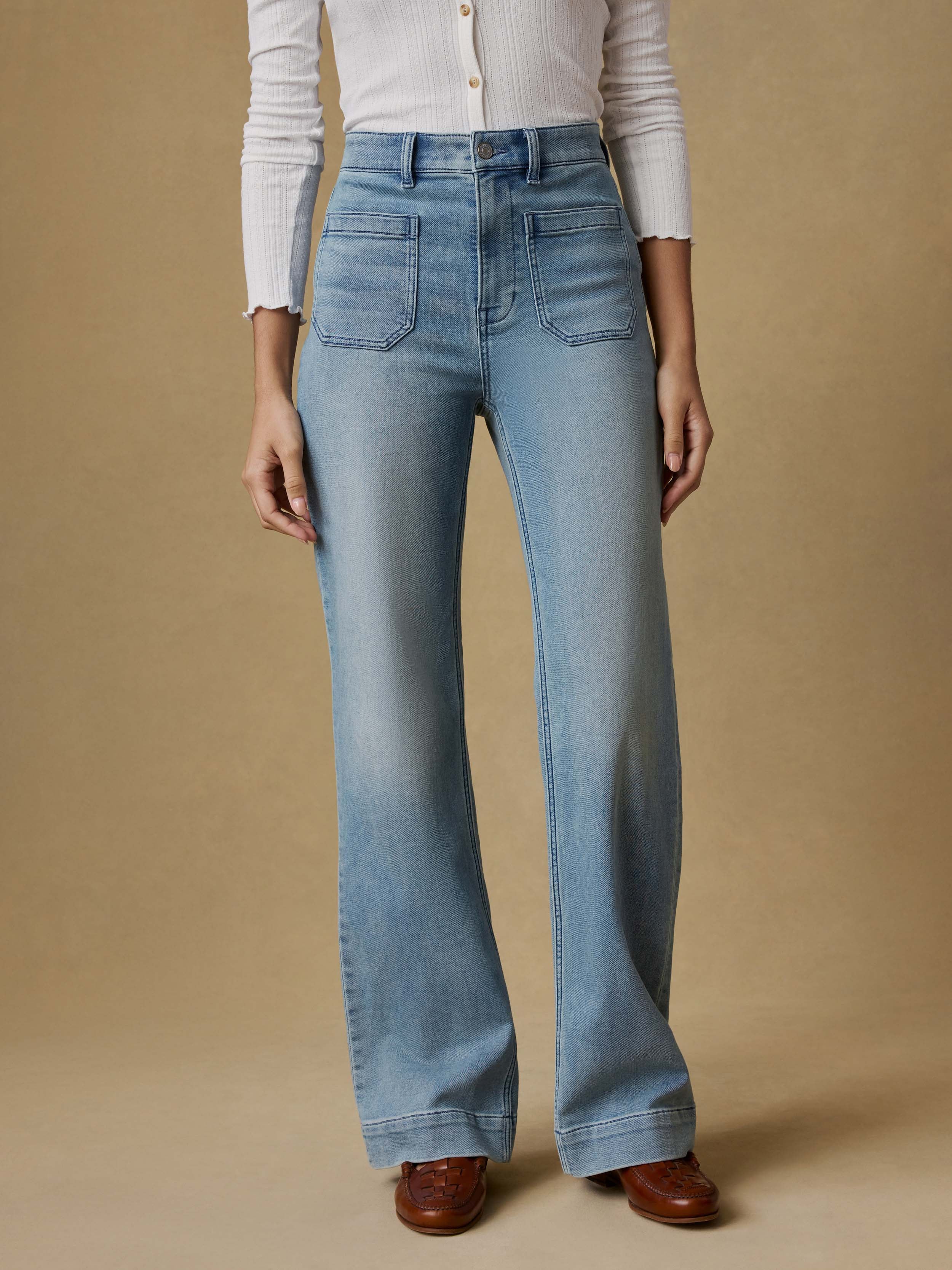 Stretch Terry Patch Pocket Pant - Eastern Shore Wash | Faherty Brand