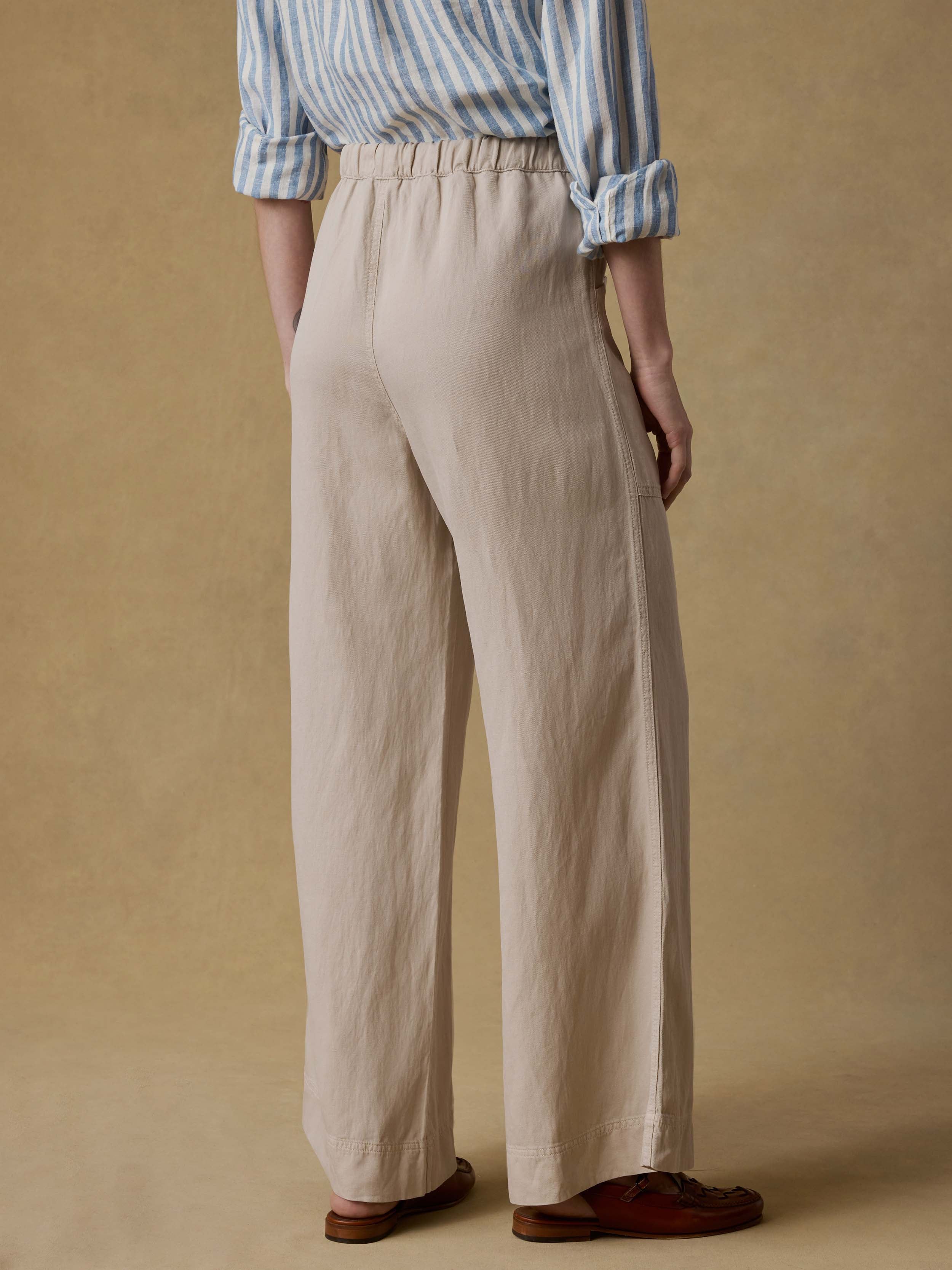 Topanga Drape Pant - Wheaten | Faherty Brand