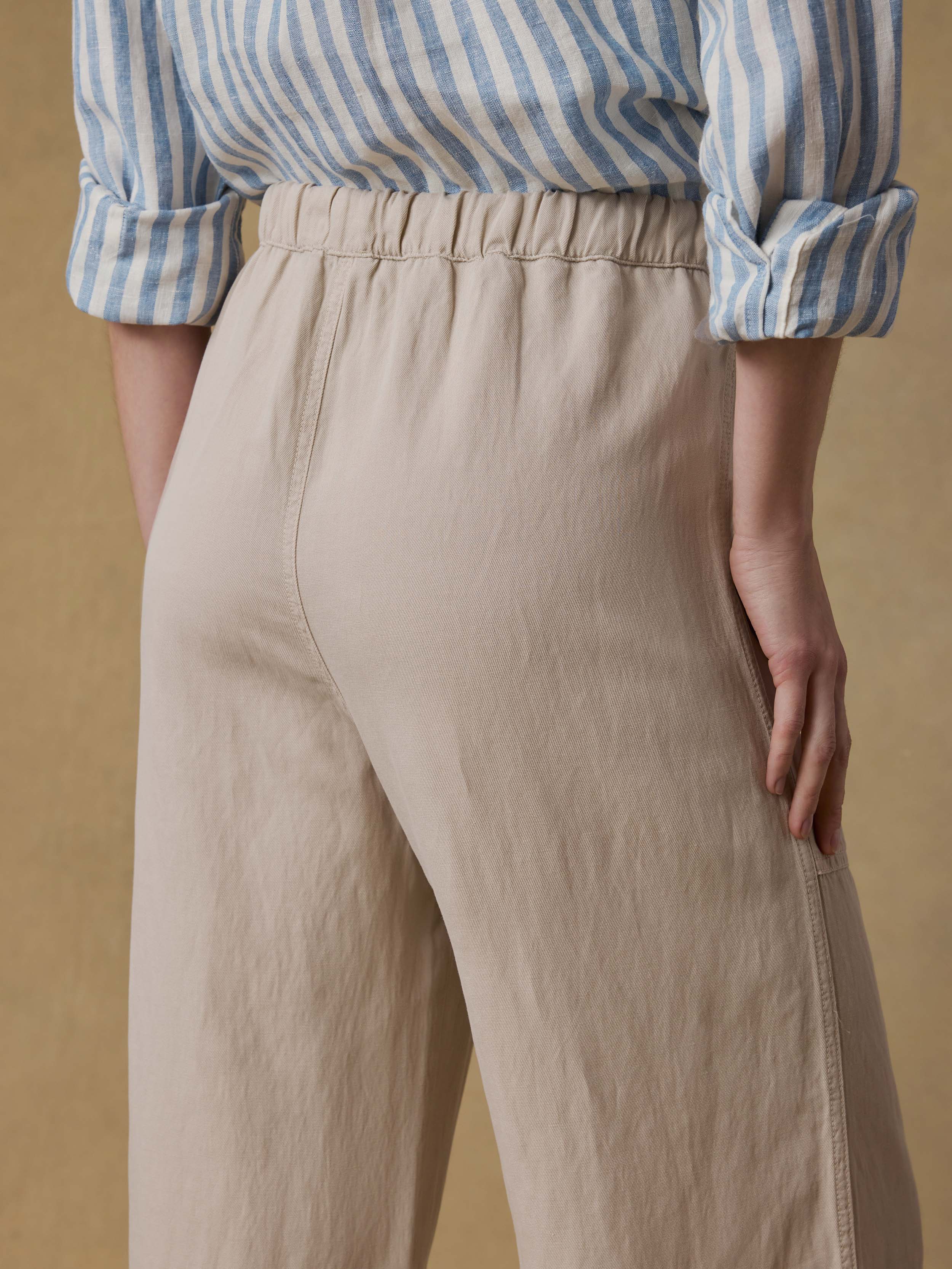 Topanga Drape Pant - Wheaten | Faherty Brand