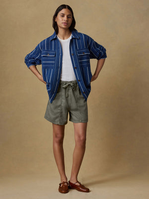 Topanga Drape Short - Thyme