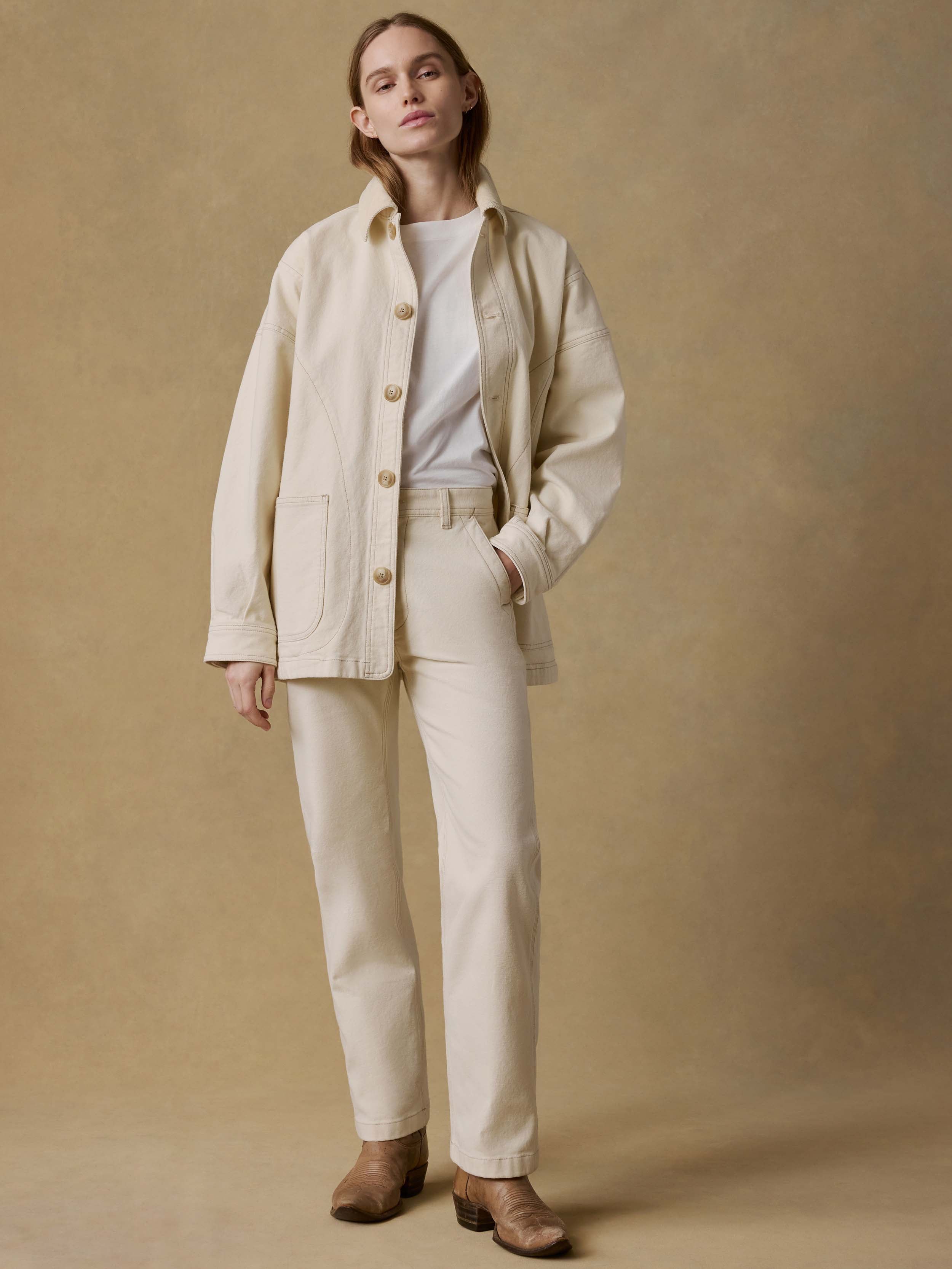 Sunwashed Canvas Dockside Pant - Sea Salt | Faherty Brand