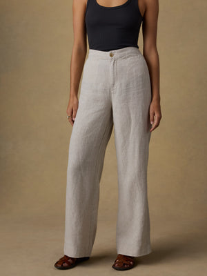 Sun Strider Linen Pant - Flax