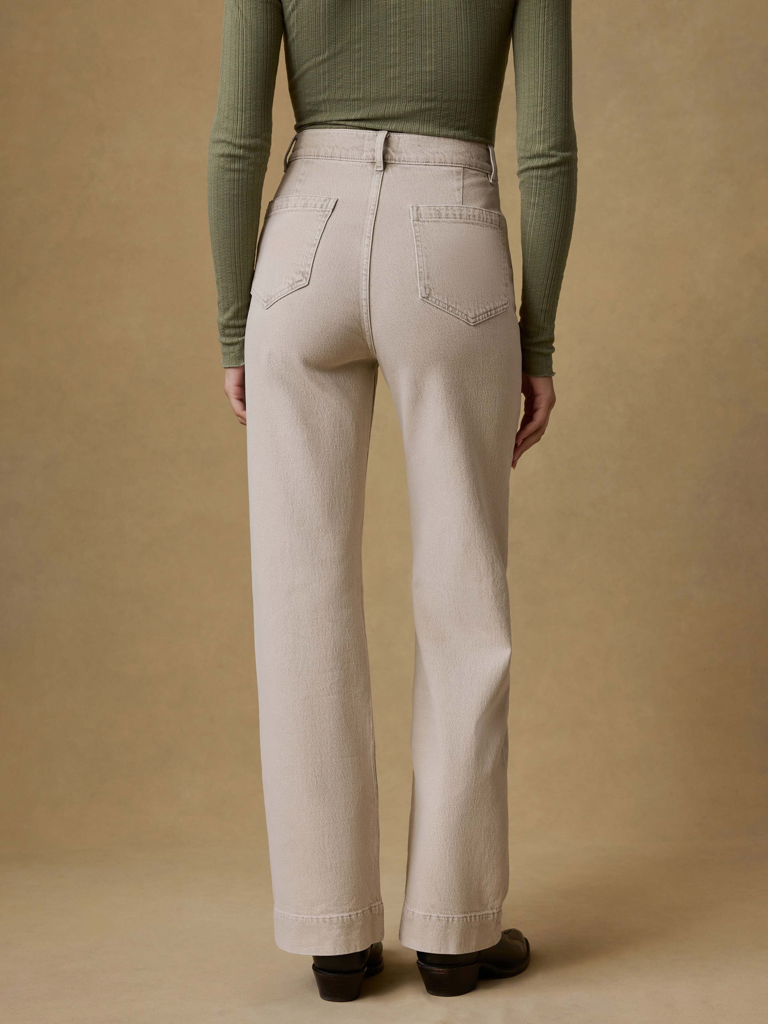 Sunfaded Denim Patch Pocket Pant - Sun Dune Wash | Faherty Brand