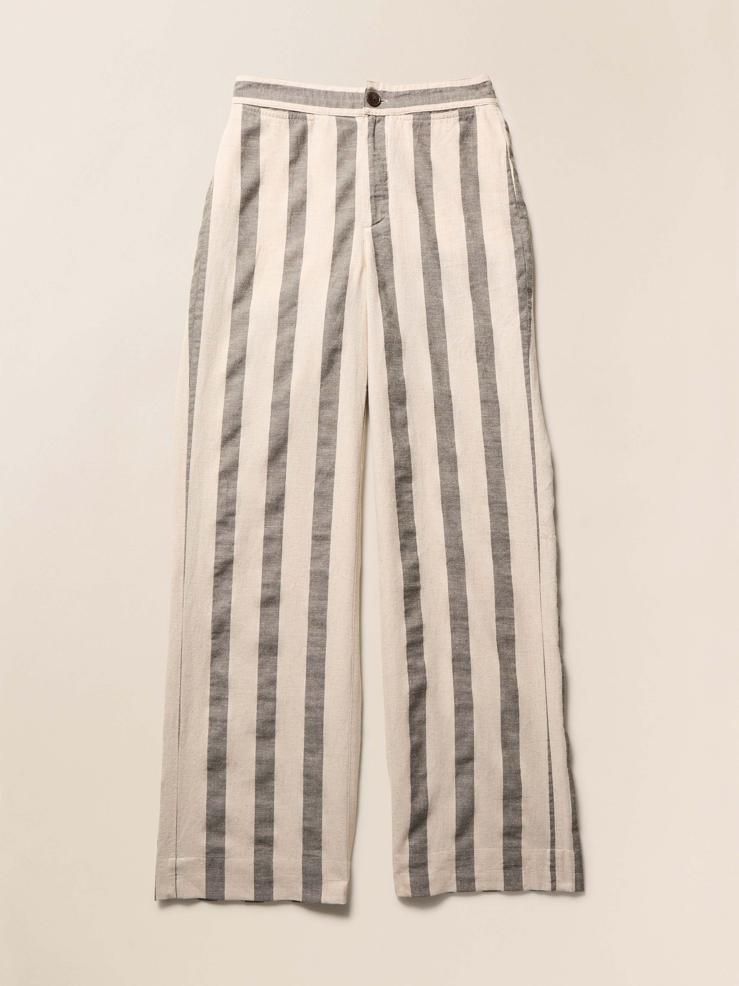 Sun Strider Cotton Linen Pant - Pine Bay Stripe | Faherty Brand