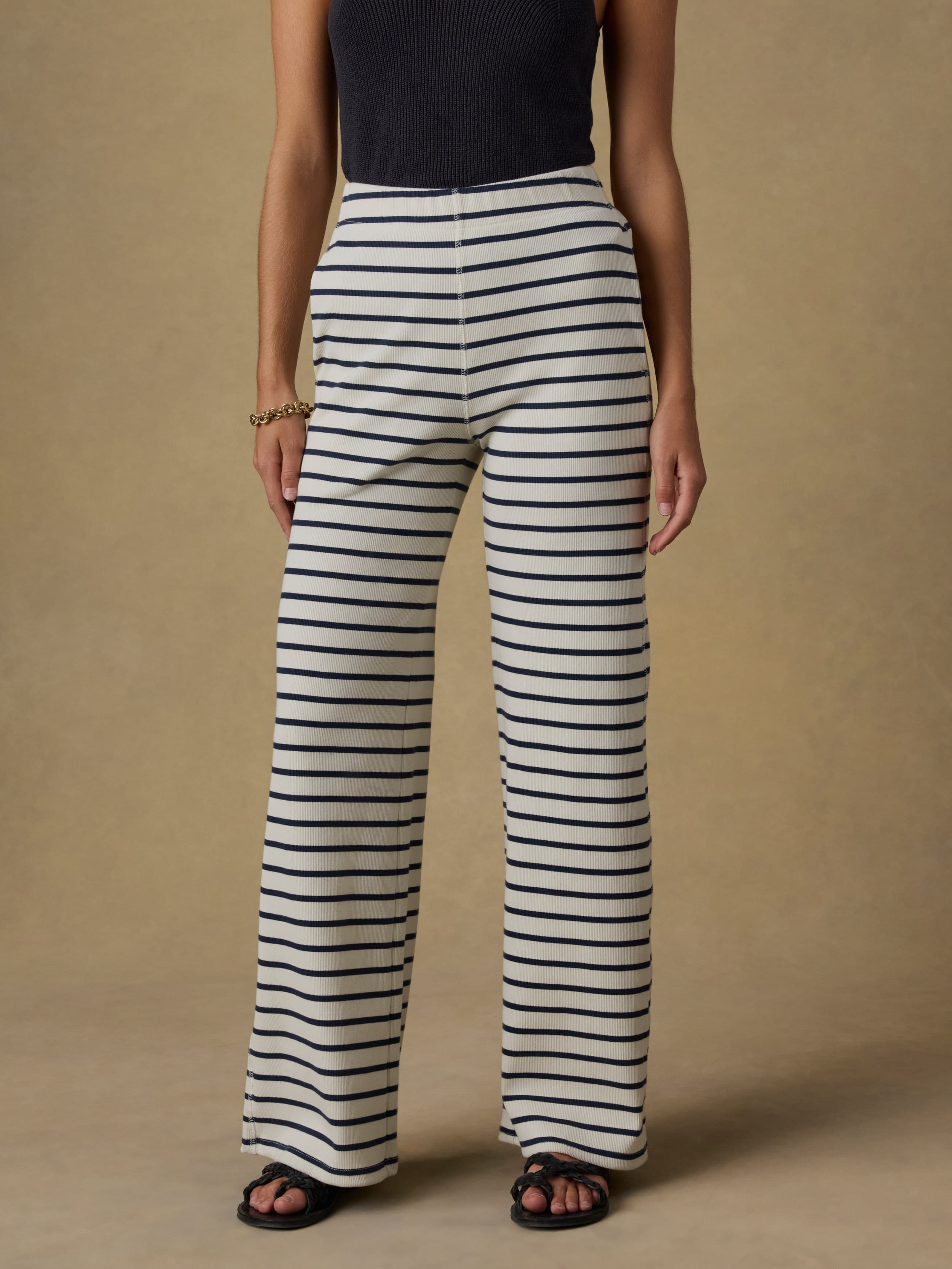 Surfside Rib Pant - Salt Air Stripe | Faherty Brand