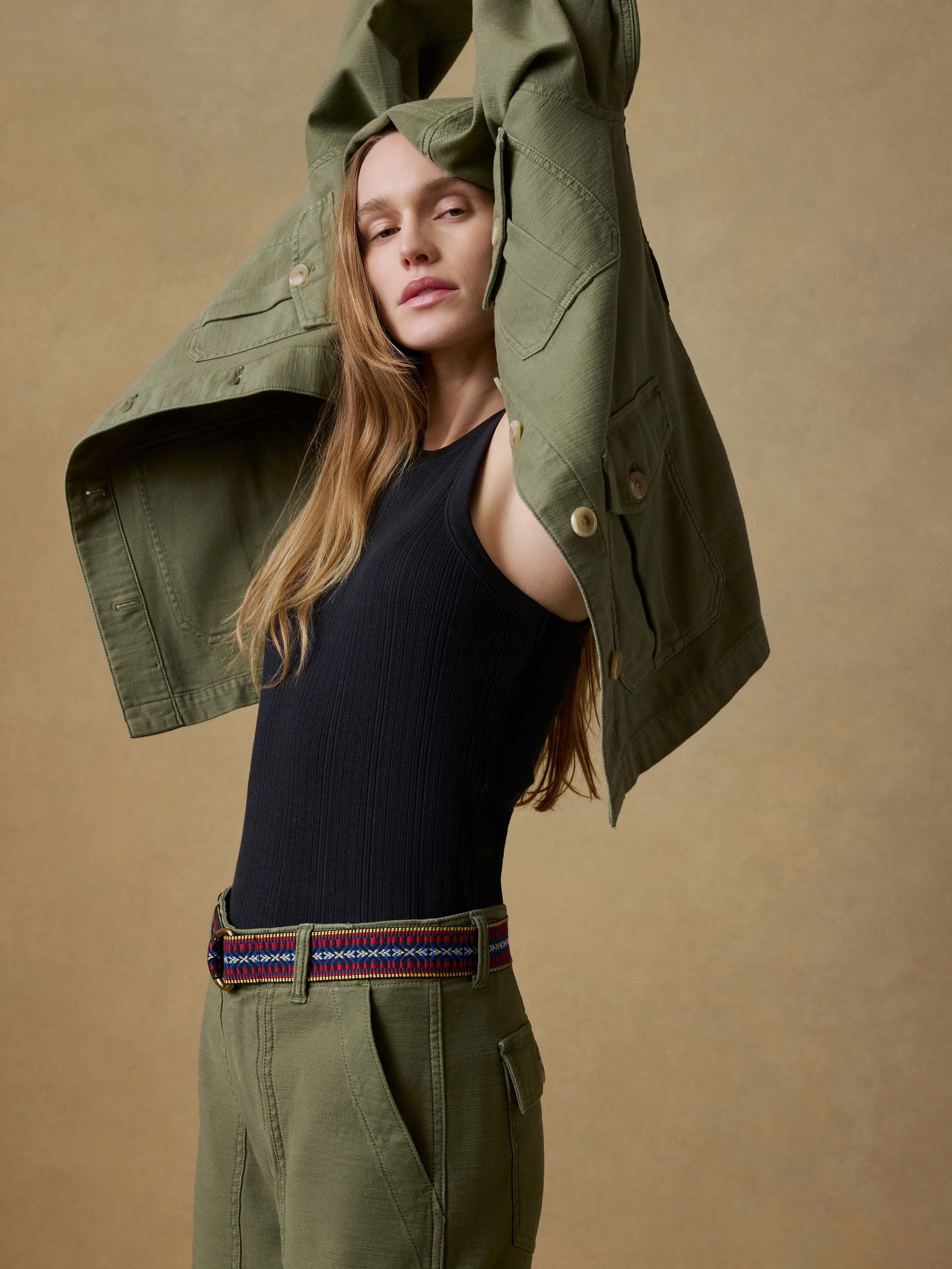 Soft Stretch Utility Pant - Moss | Faherty Brand