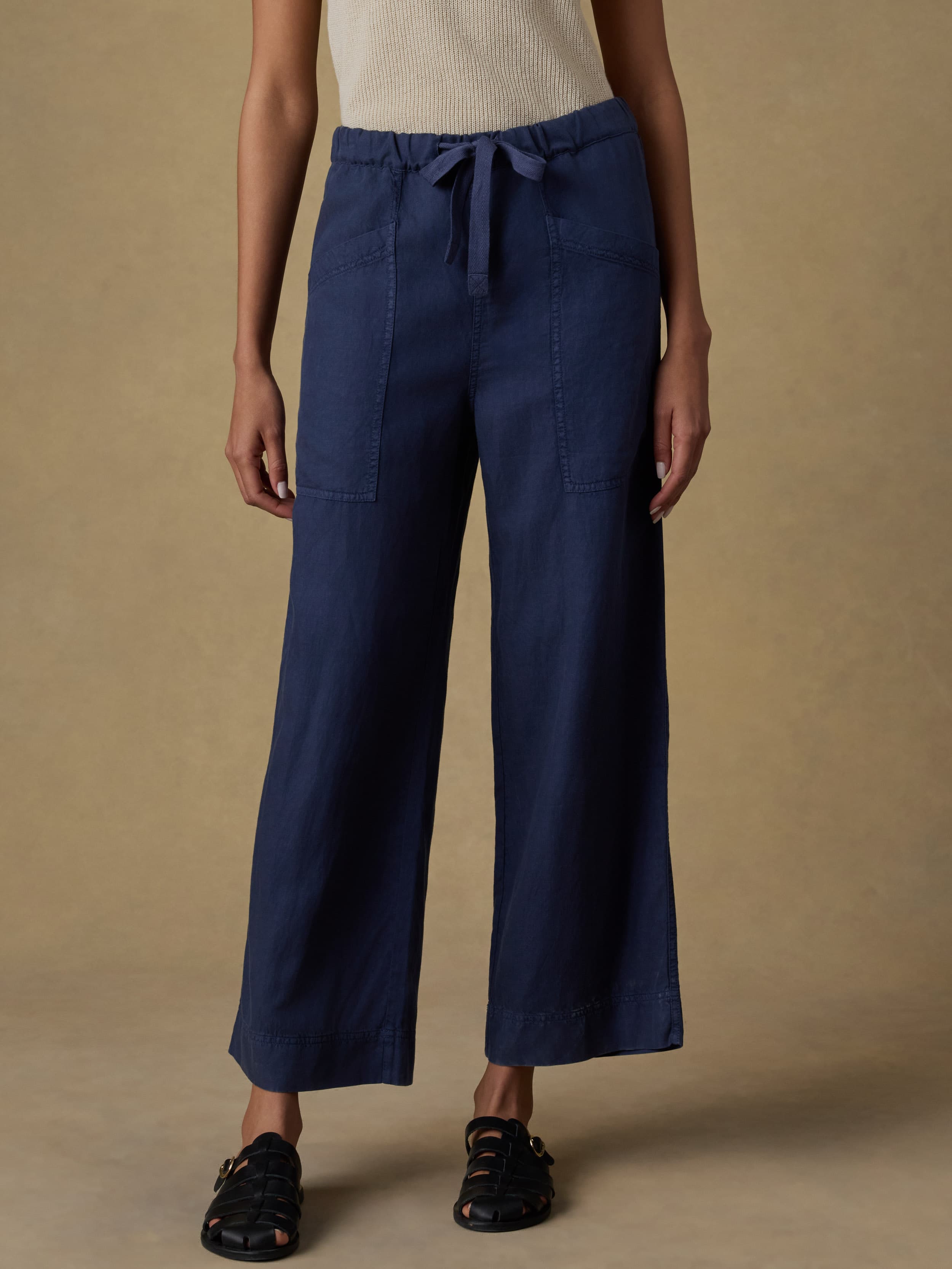 Topanga Drape Ankle Pant - Spellbound | Faherty Brand