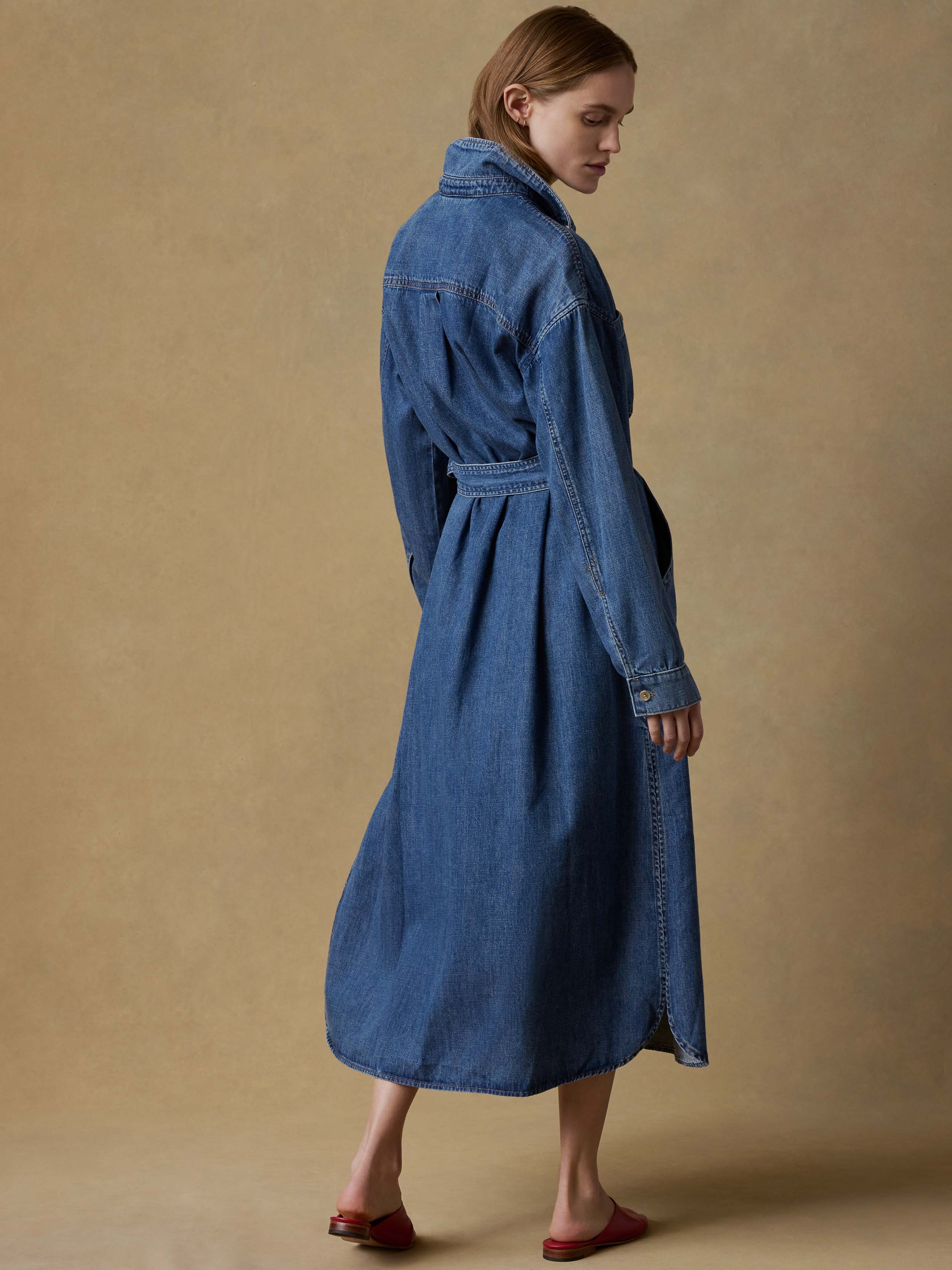 Sunfair Denim Cleo Shirtdress - Beacon Hill Wash | Faherty Brand
