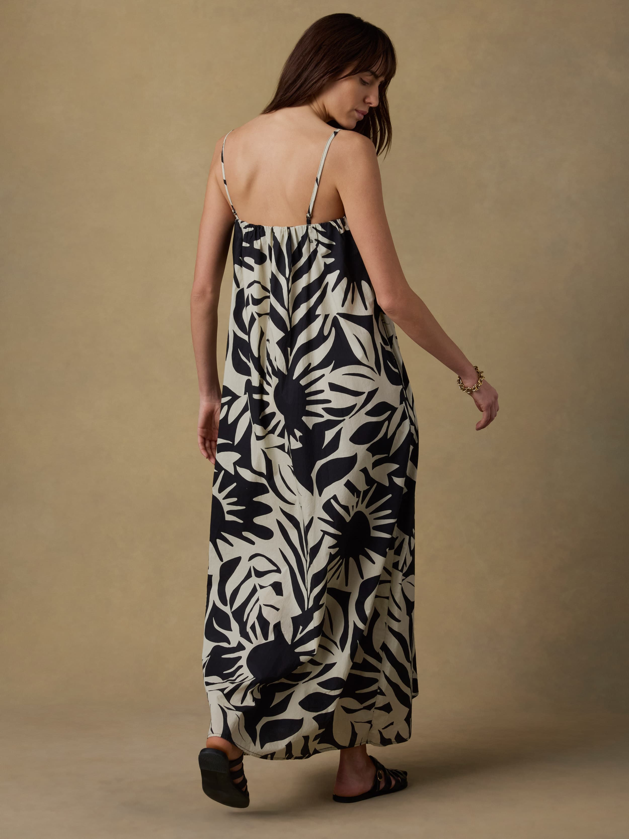 Coastal Poplin Kaua Dress - Garden Sonata | Faherty Brand